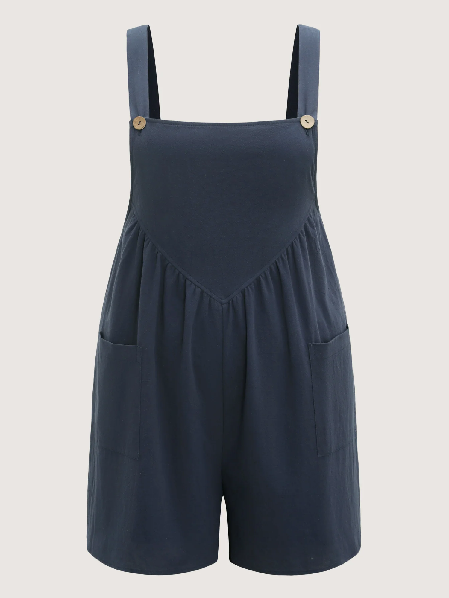 Pure Cotton Adjustable Straps Sleek Romper - Image 7