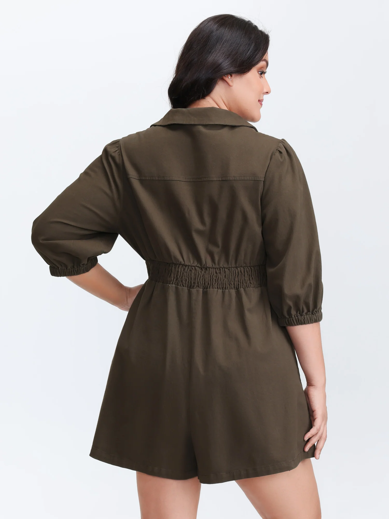 Pure Cotton Bust-Ease Zipper Romper - Image 4