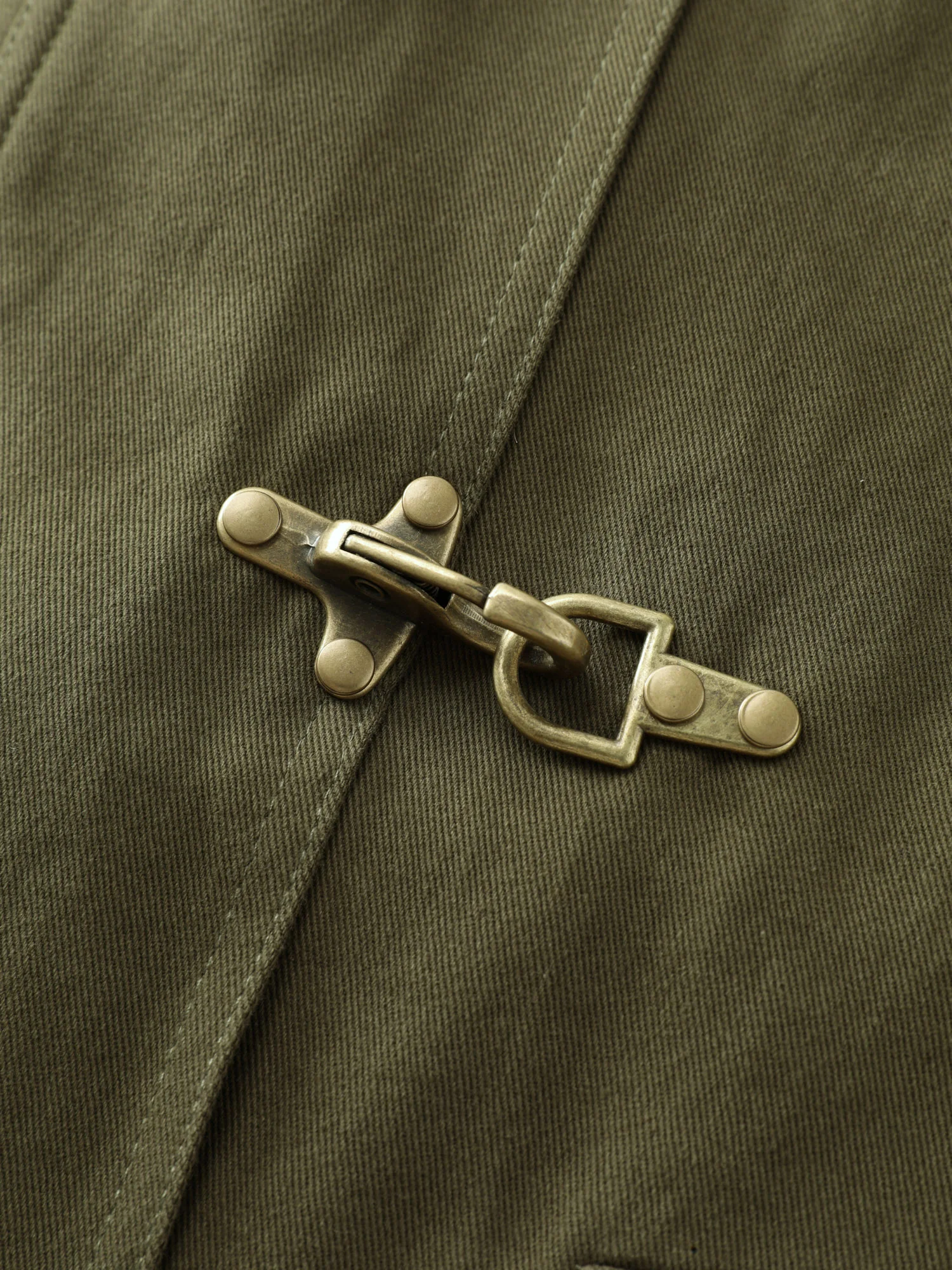 Pure Cotton Color Contrast Button Jacket - Image 7