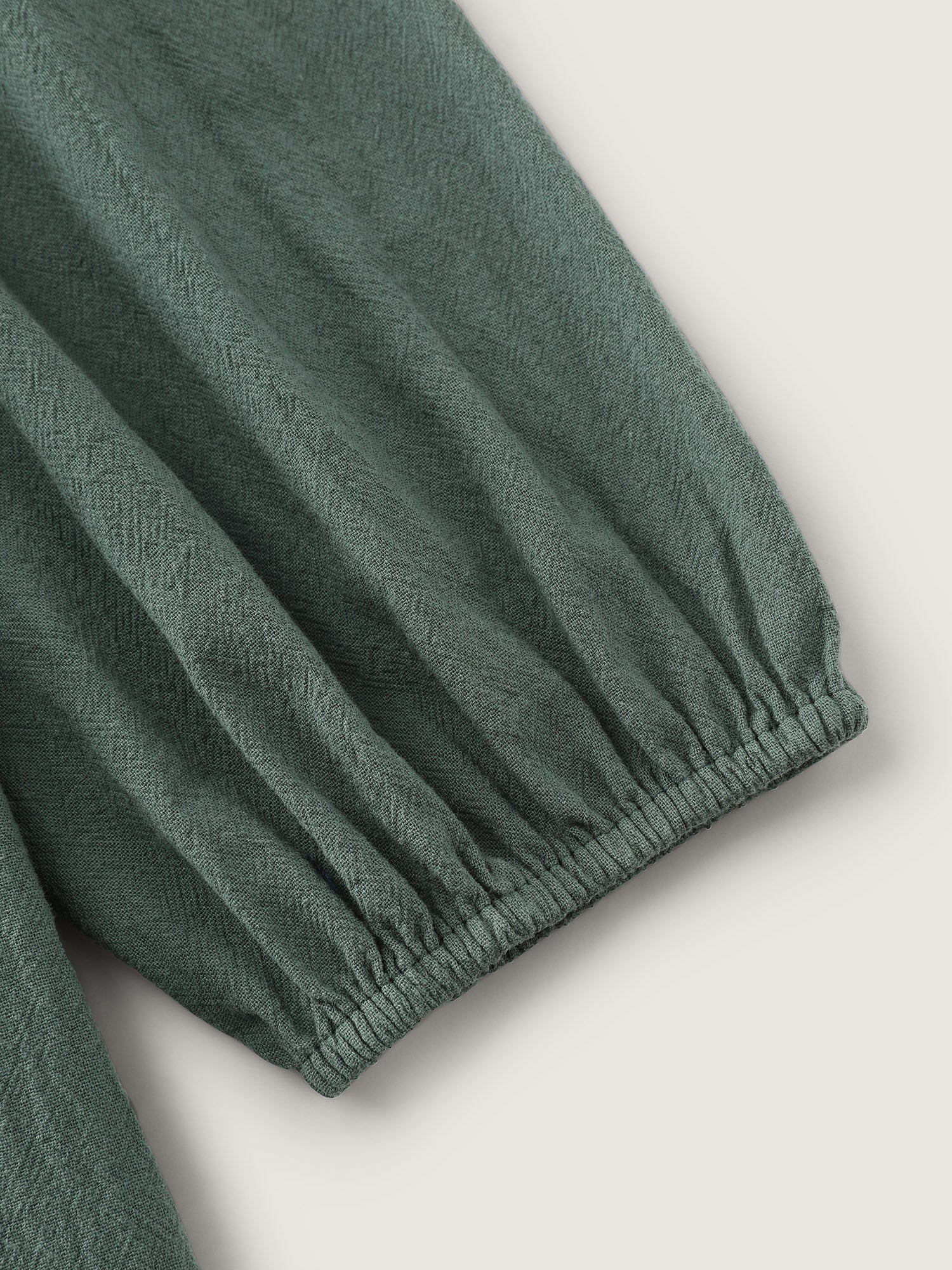 Pure Cotton Cross-Tie Neckline Midi Dress - Image 6