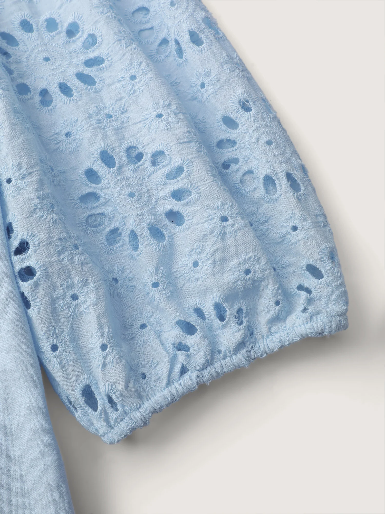 Pure Cotton Cut-Out Detail Mini Dress - Image 7