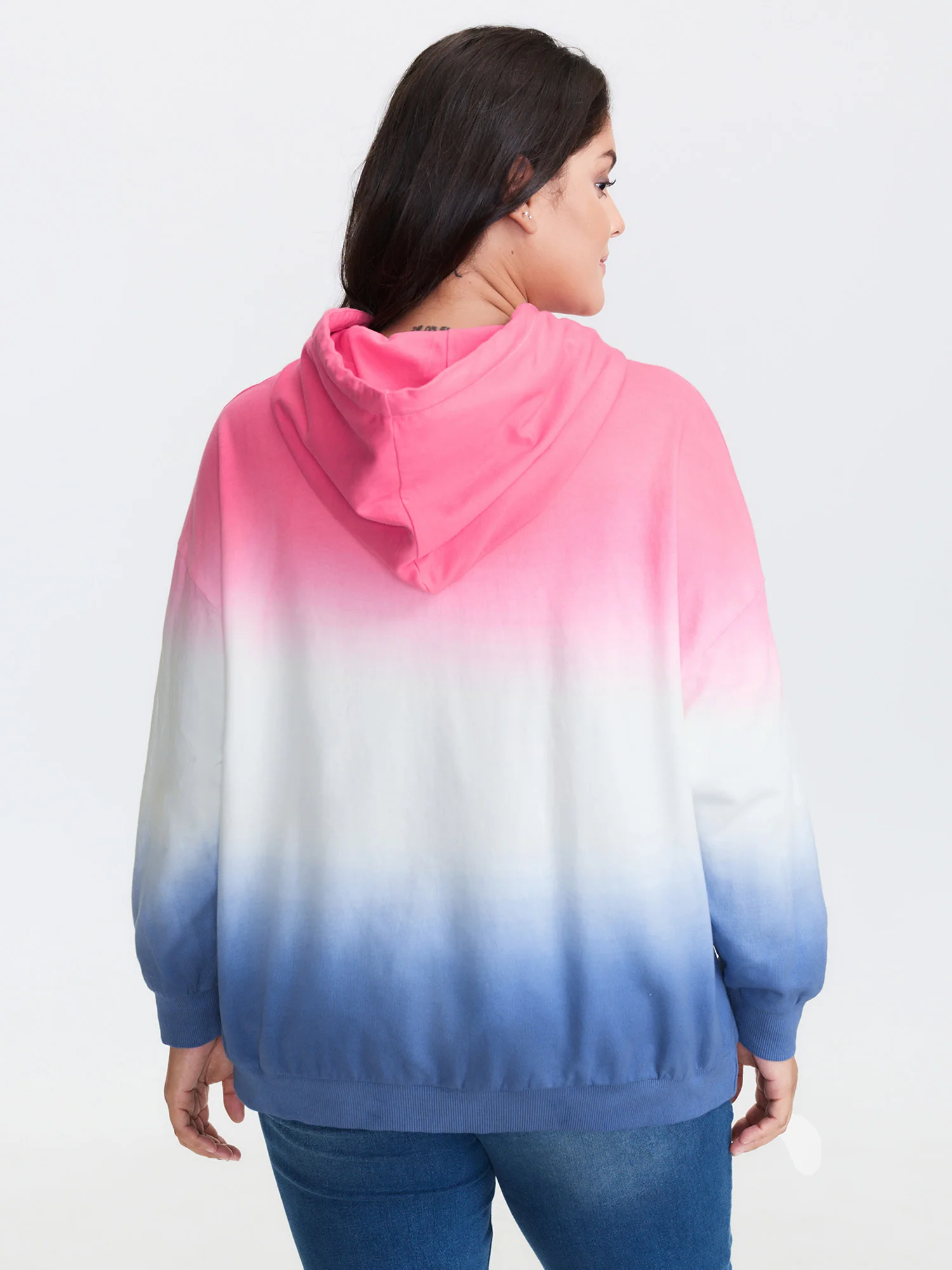 Pure Cotton Dip Dyed Sweatshirt - Image 4