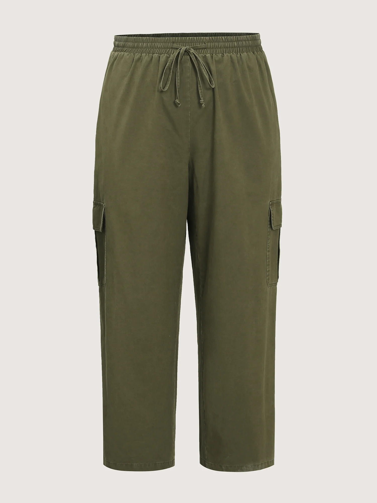 Pure Cotton Distressed Washed Cargo Pants - Image 8