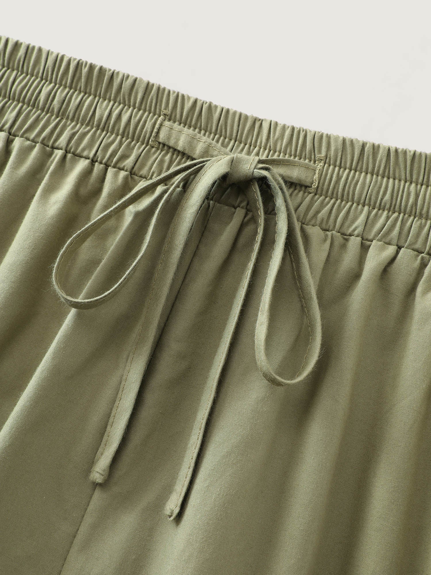 Pure Cotton Drawstring Jogger Pants - Image 6