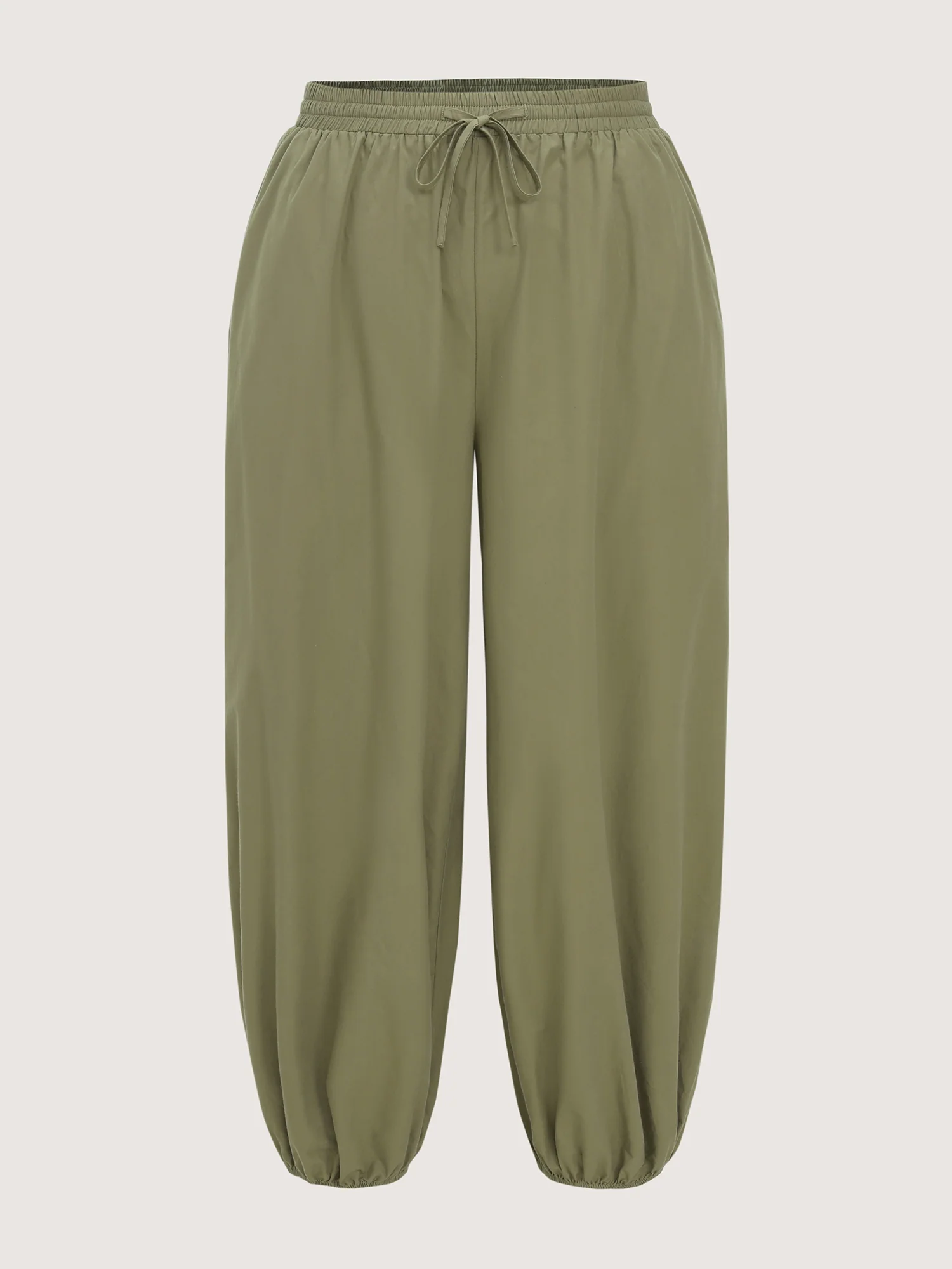Pure Cotton Drawstring Jogger Pants - Image 8