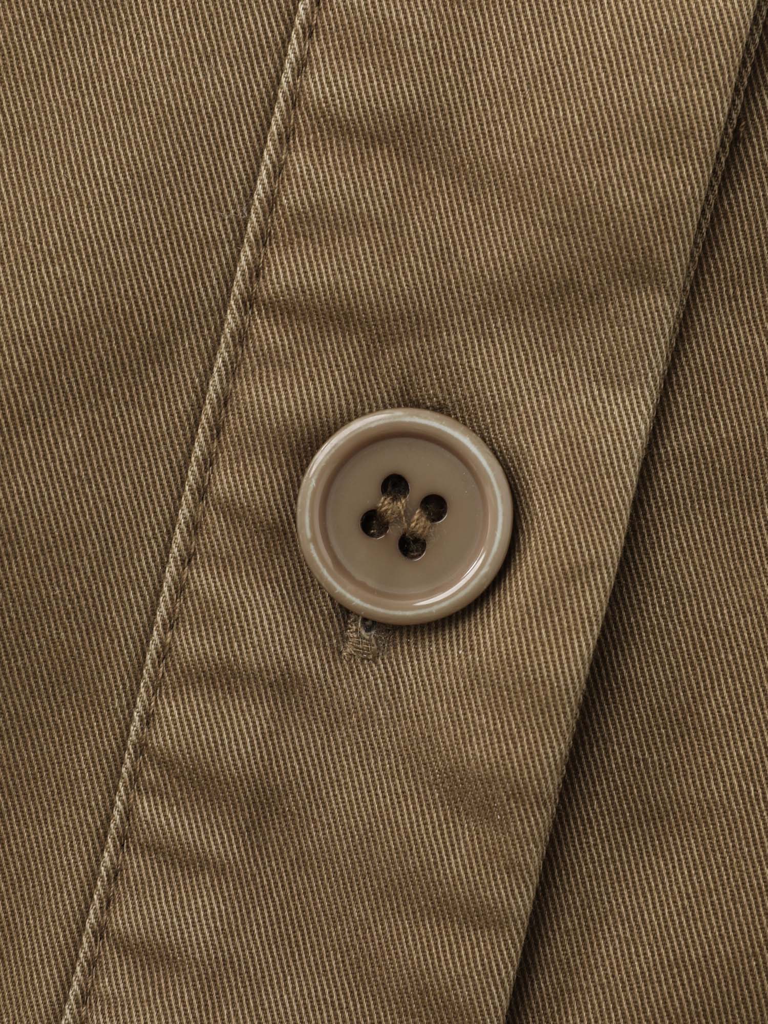 Pure Cotton Drawstring Washed Effect Coat - Image 6