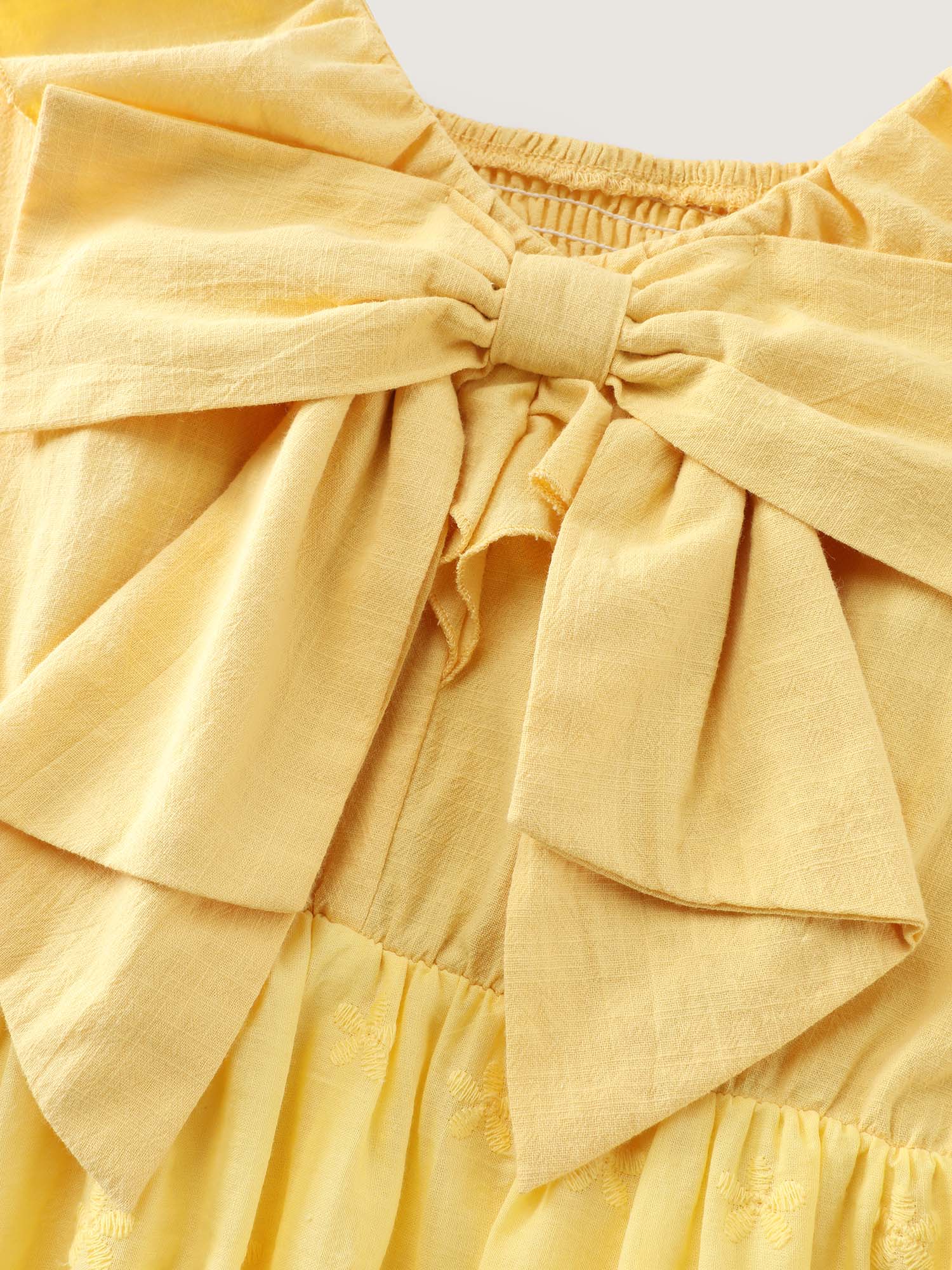 Pure Cotton Embroidered Backless Blouse - Image 6