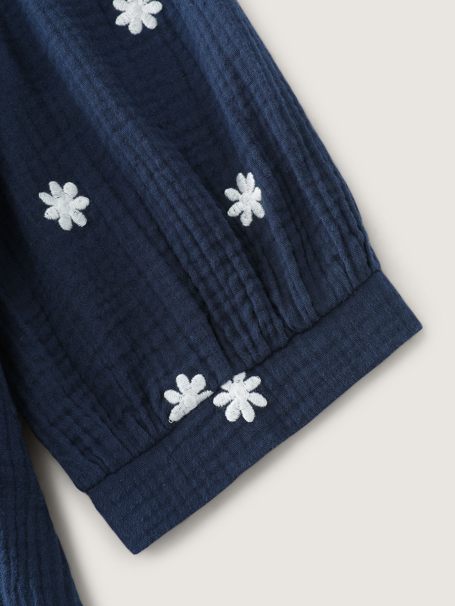 Pure Cotton Embroidered Square Neck Midi Dress - Image 7