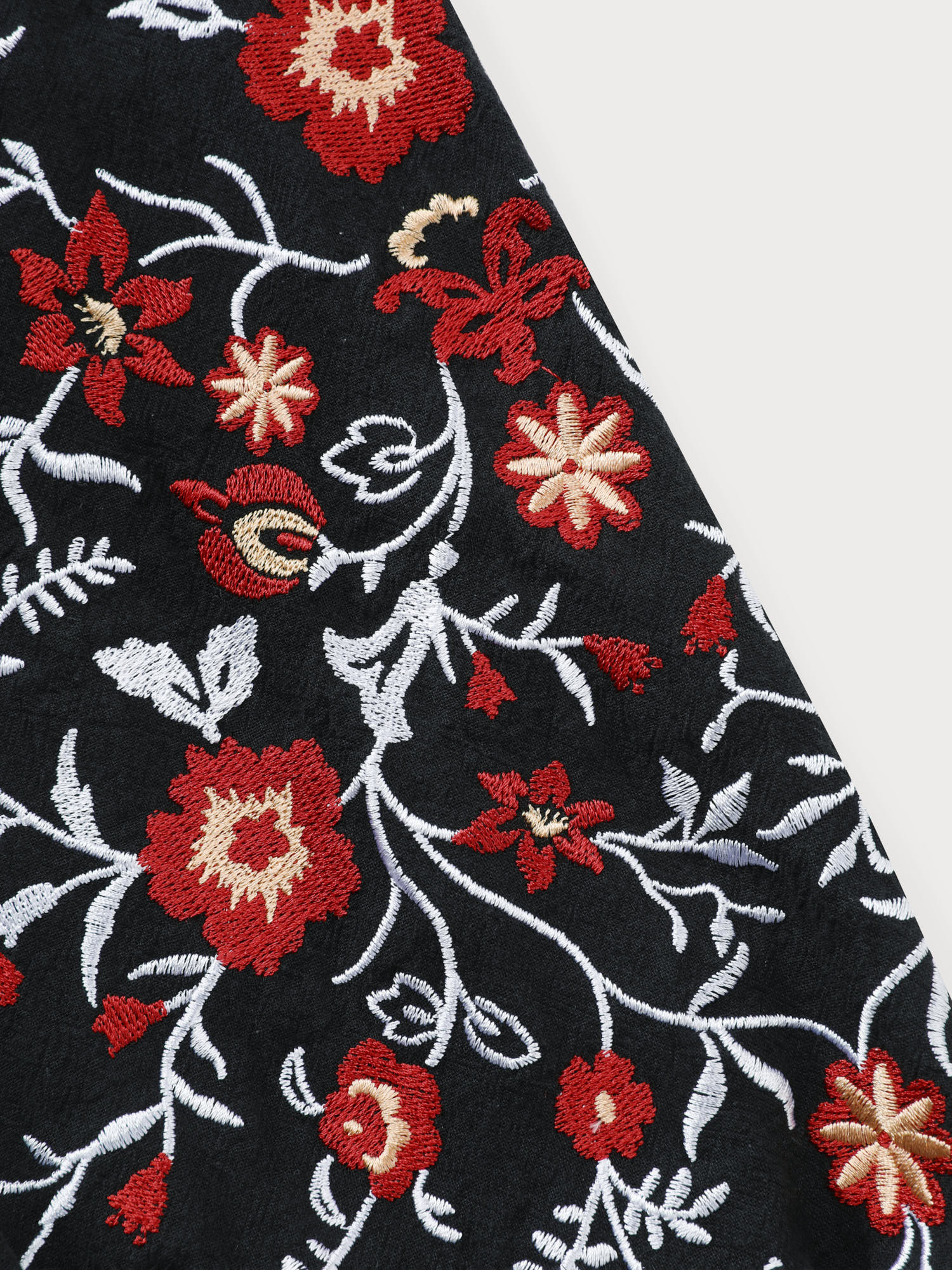 Pure Cotton Floral Embroidered Sleeve Jumpsuit - Image 9