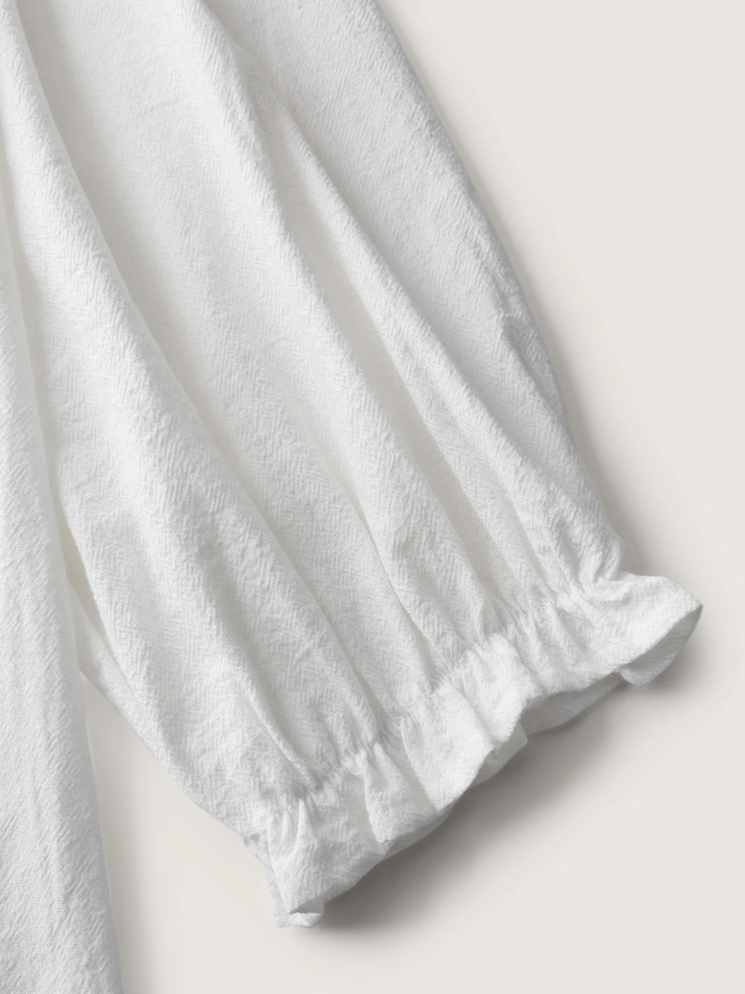 Pure Cotton Lace Trim Button Blouse - Image 7