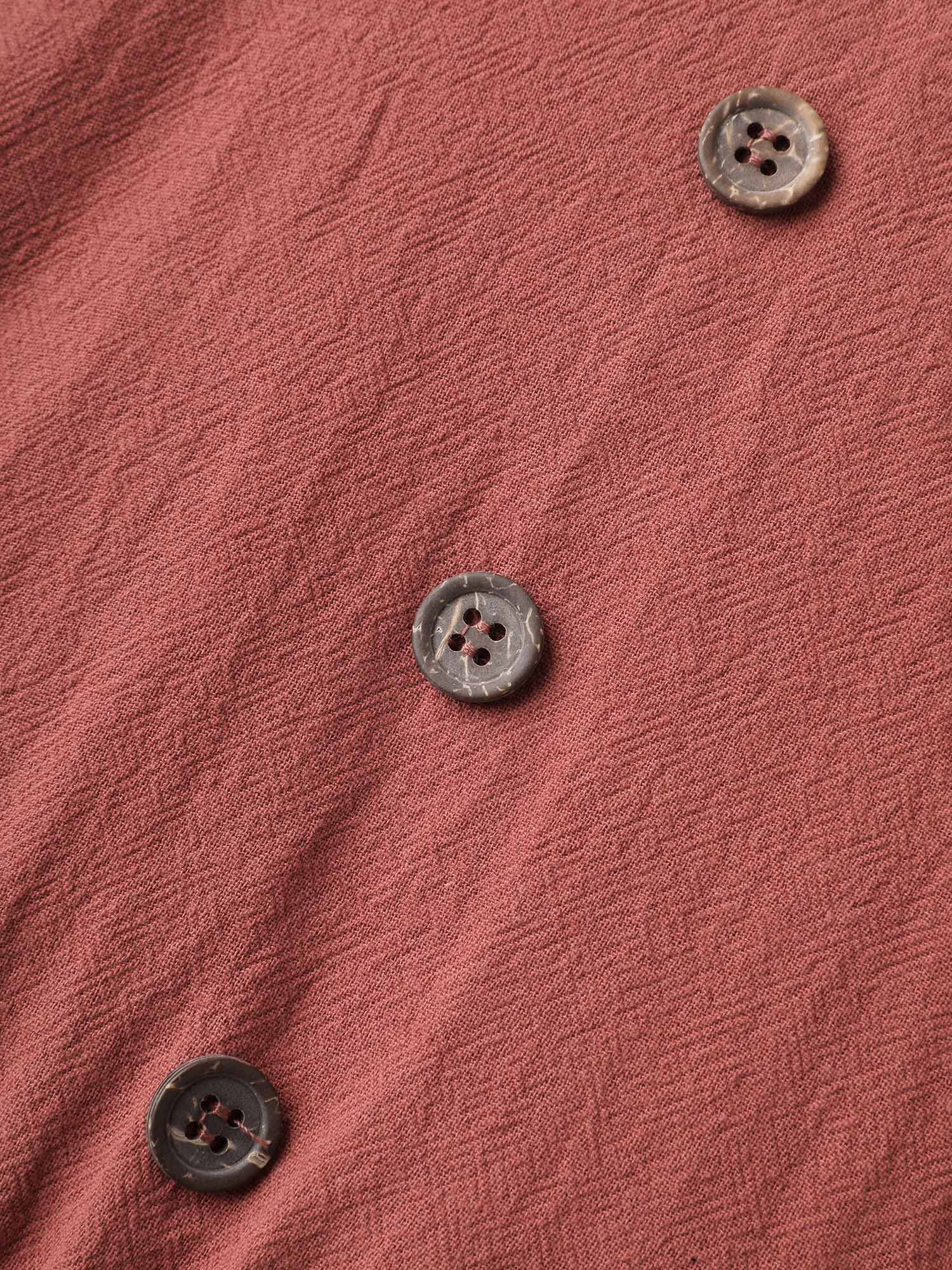 Pure Cotton Lace Trim Pockets Midi Dress - Image 5