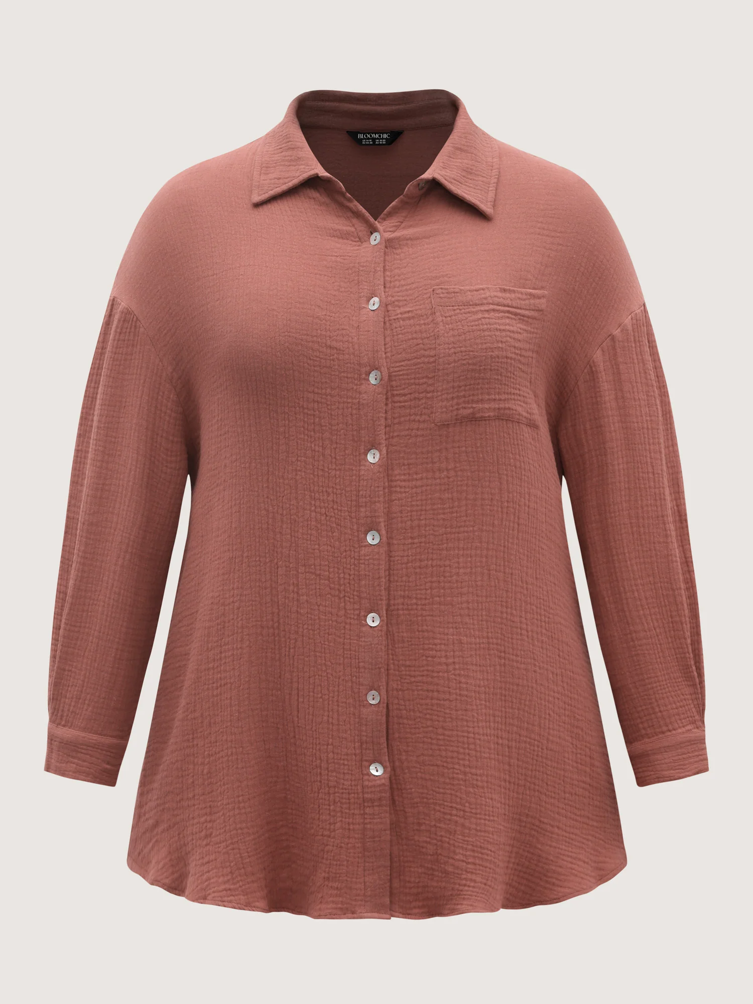 Pure Cotton Long Button Down Jacket - Image 7
