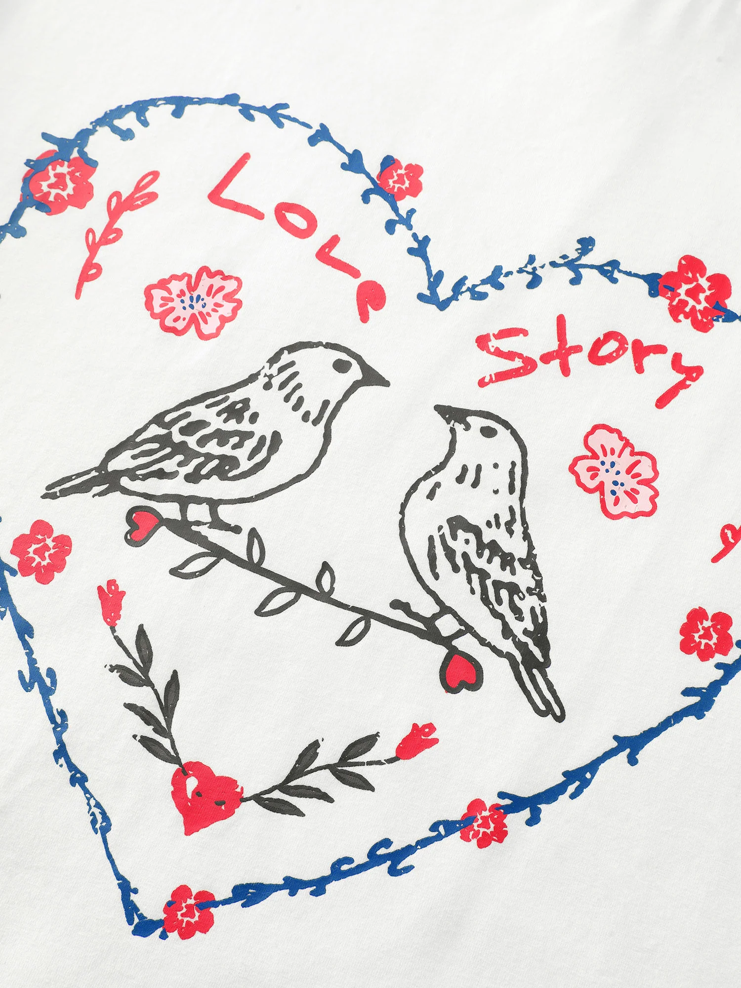 Pure Cotton Love Notes Round Neck T-Shirt - Image 5