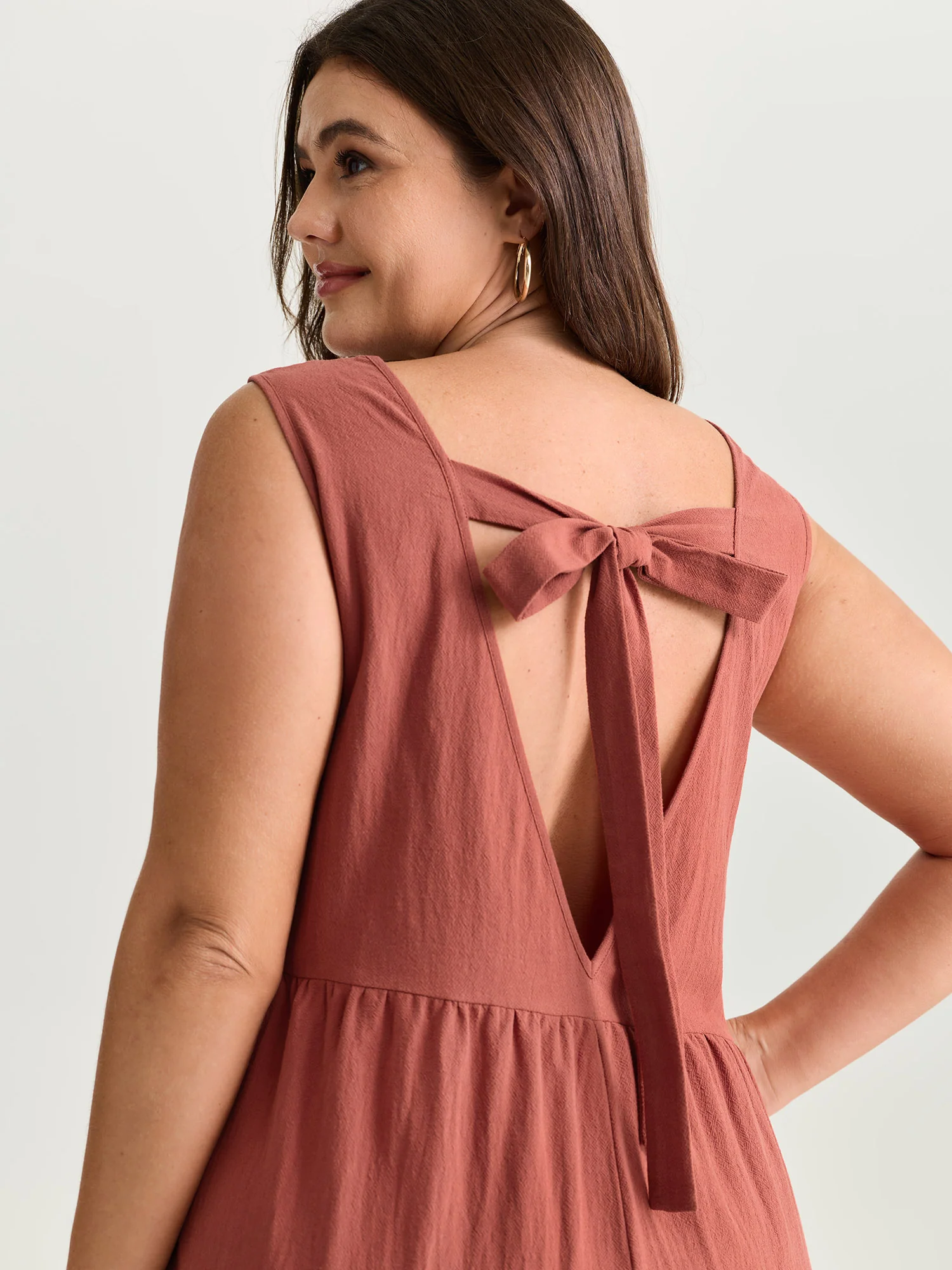 Pure Cotton Open Back Breezy Jumpsuit - Image 3