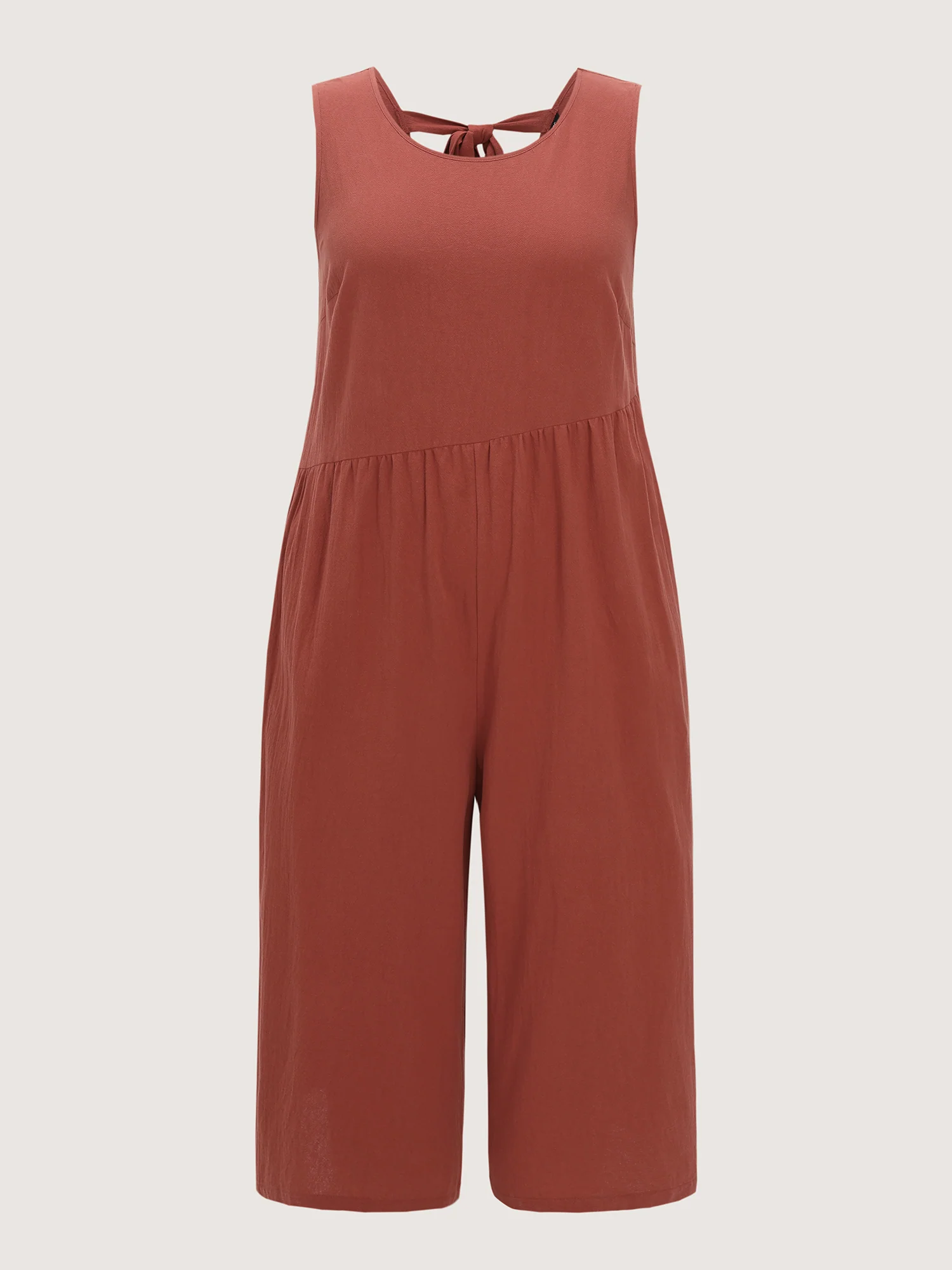 Pure Cotton Open Back Breezy Jumpsuit - Image 6