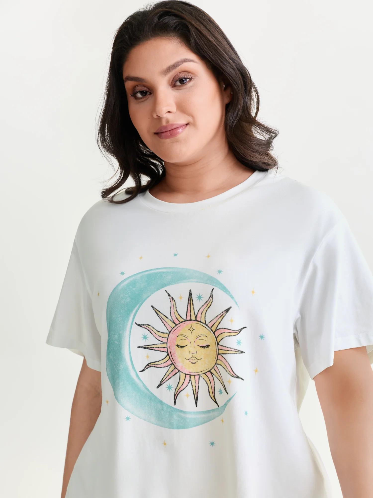 Pure Cotton Outerspace Print T-Shirt - Image 7