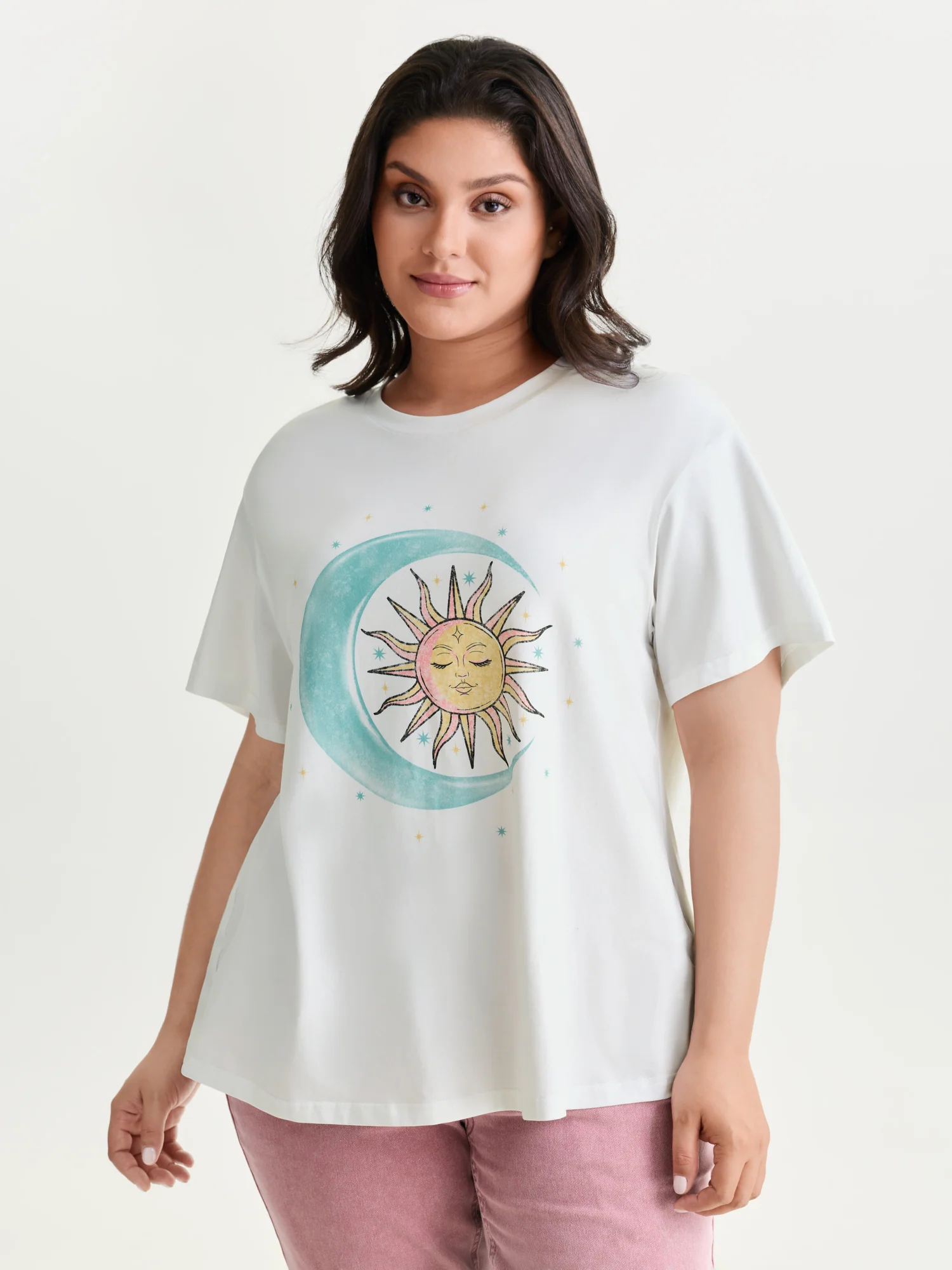 Pure Cotton Outerspace Print T-Shirt - Image 8
