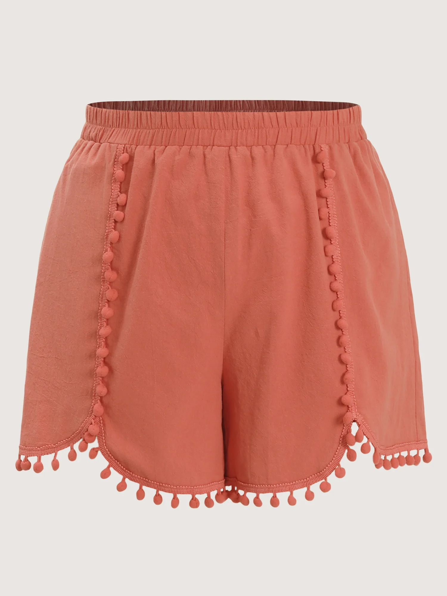 Pure Cotton Petal Hem Shorts - Image 8