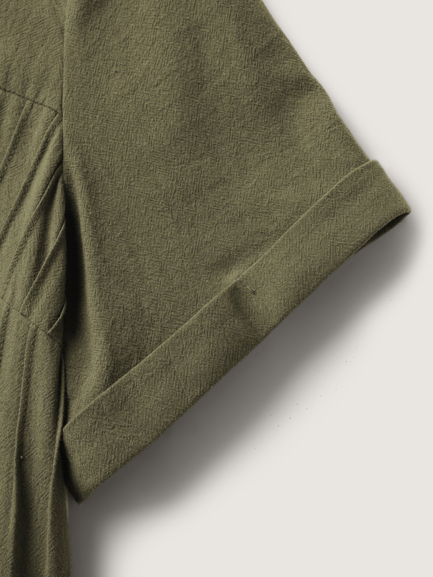 Pure Cotton Pin-Tuck Pleats Midi Dress - Image 5