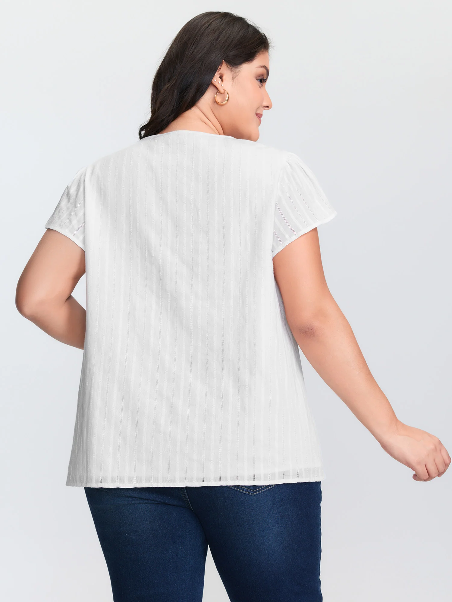 Pure Cotton Pleated Button-Down Shirt - Image 5