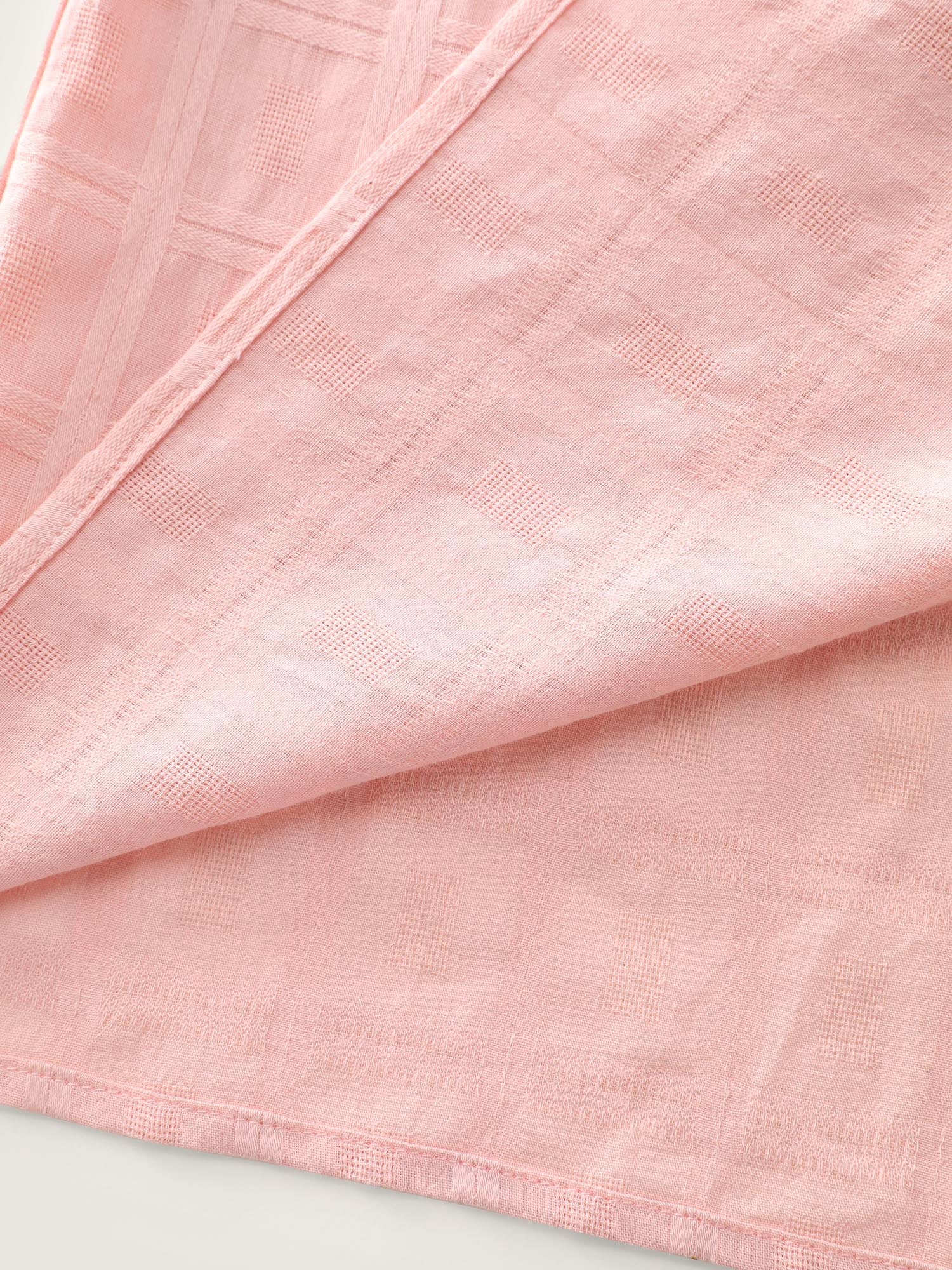 Pure Cotton Pleated Button-Down Top - Image 7