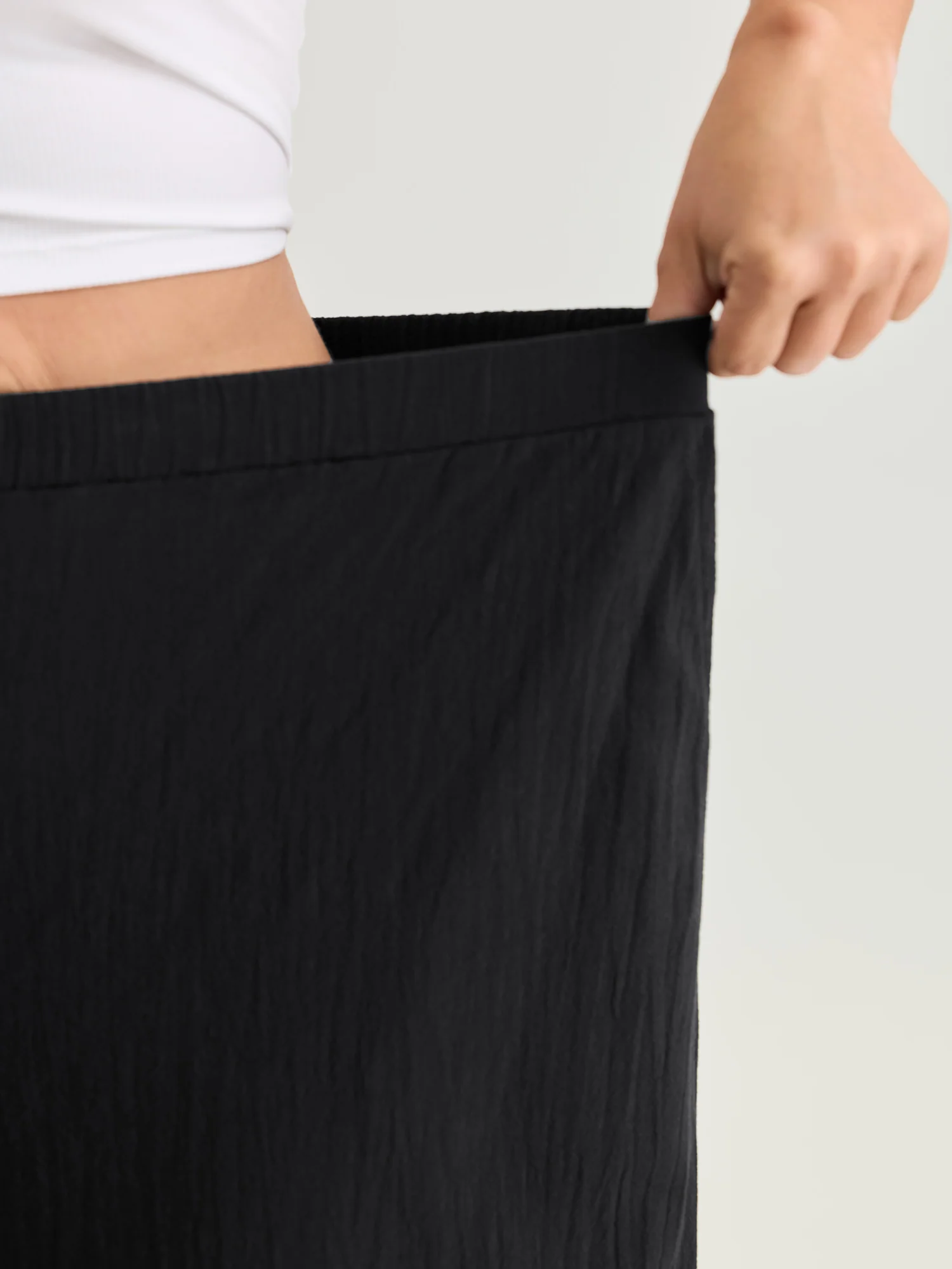 Pure Cotton Ruffled Hem Lounge Bottoms - Image 4
