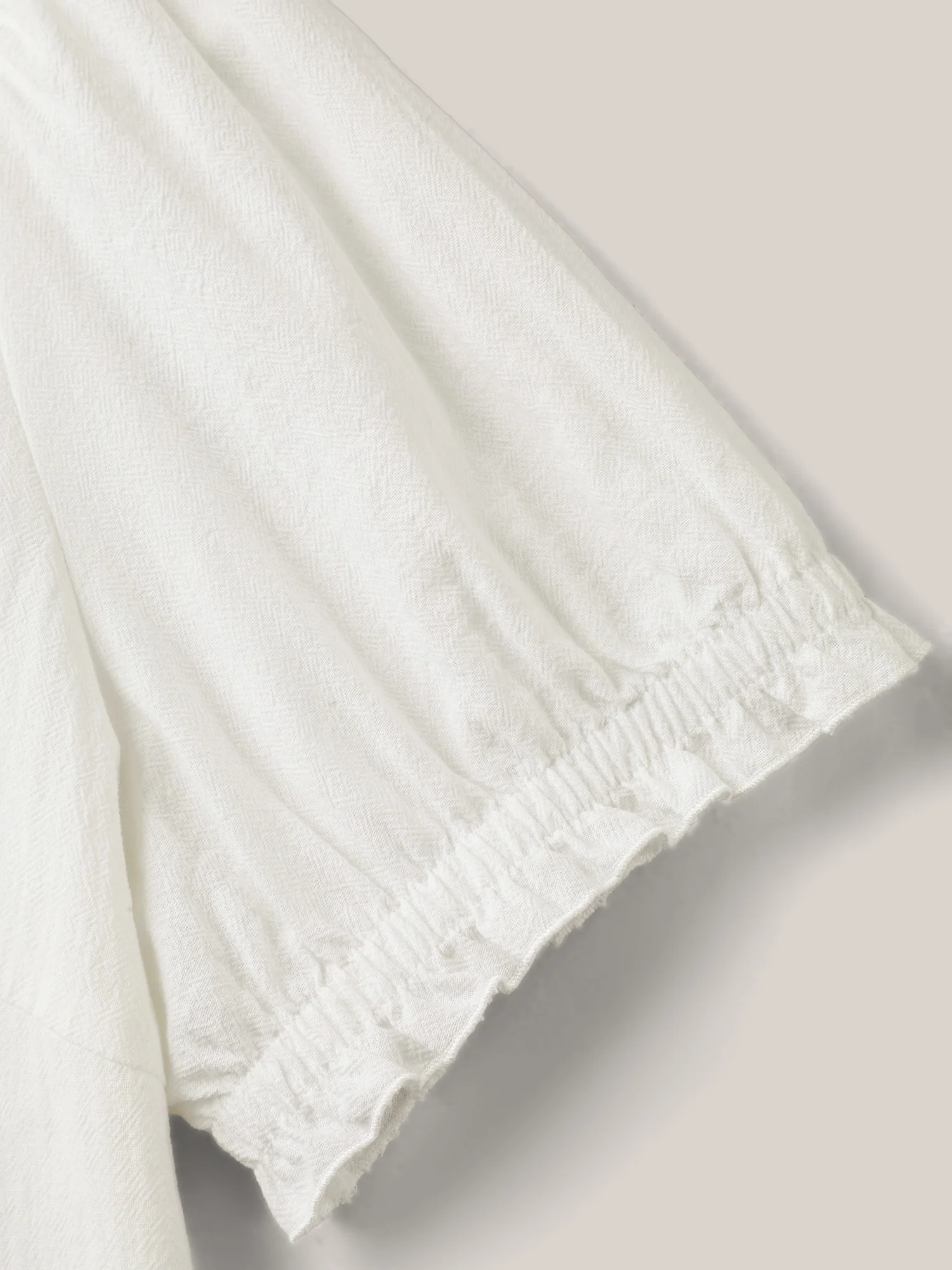Pure Cotton Ruffled Puffy Sleeve Blouse - Image 6