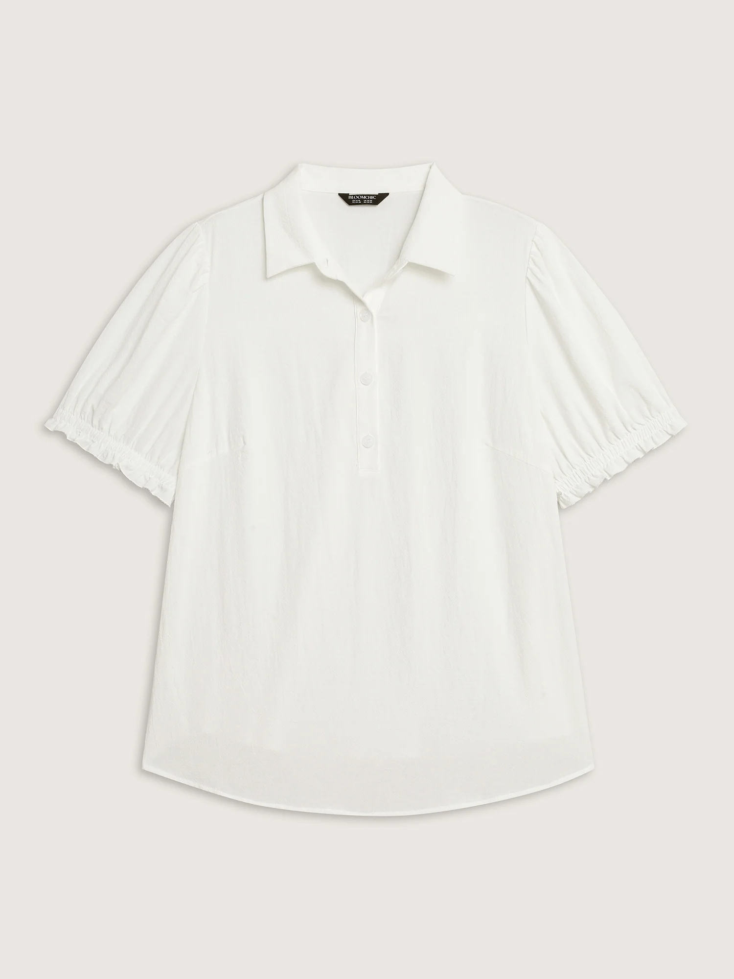 Pure Cotton Ruffled Puffy Sleeve Blouse - Image 8