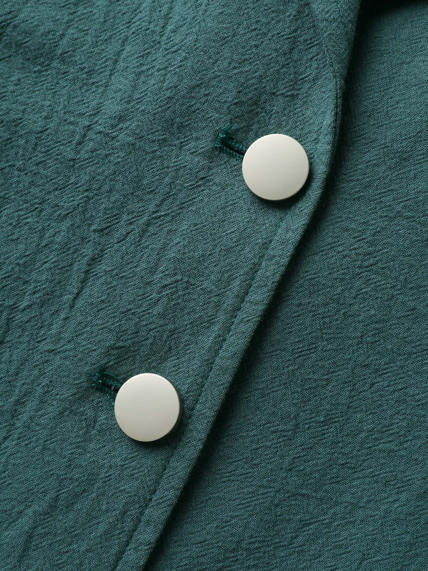 Pure Cotton Stretchy Waist Button Vest - Image 7