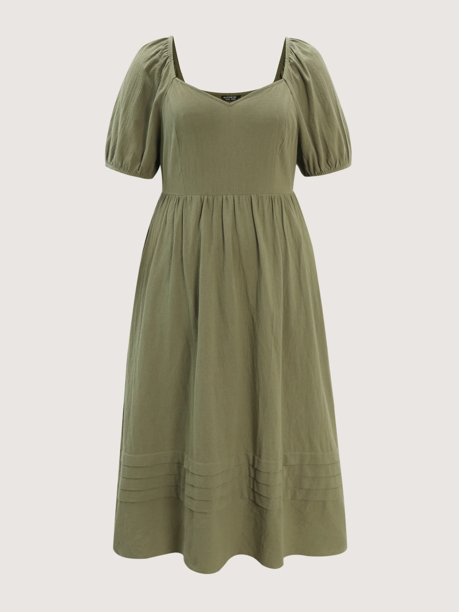 Pure Cotton Sweetheart Neckline Maxi Dress - Image 7