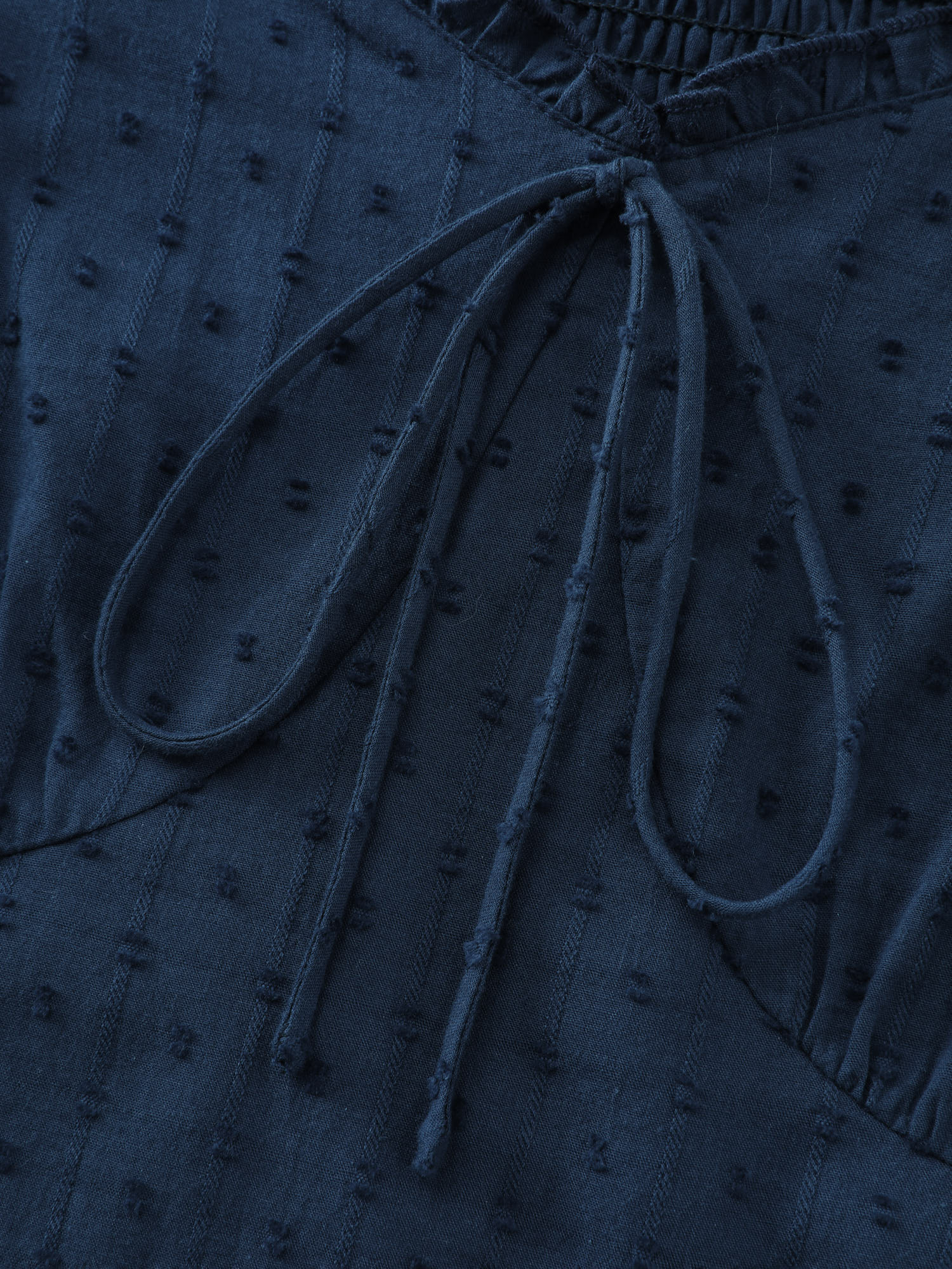 Pure Cotton Textured Pockets Jumpsuit - Image 6