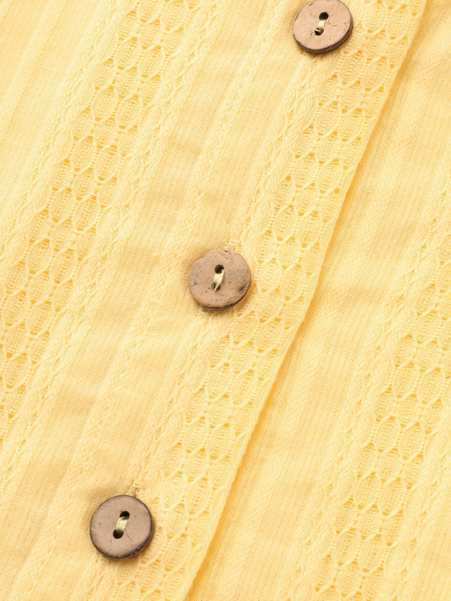 Pure Cotton Textured Tiered Tank Top - Image 5