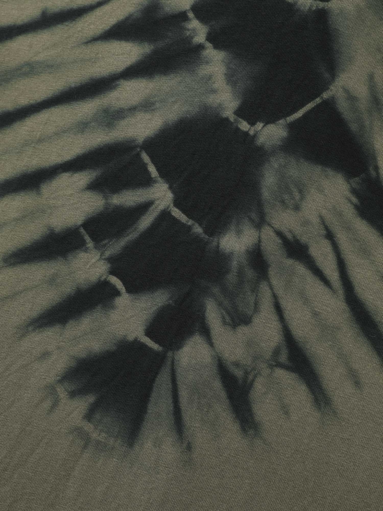 Pure Cotton Tie-Dye Asymmetrical Hem T-Shirt - Image 5