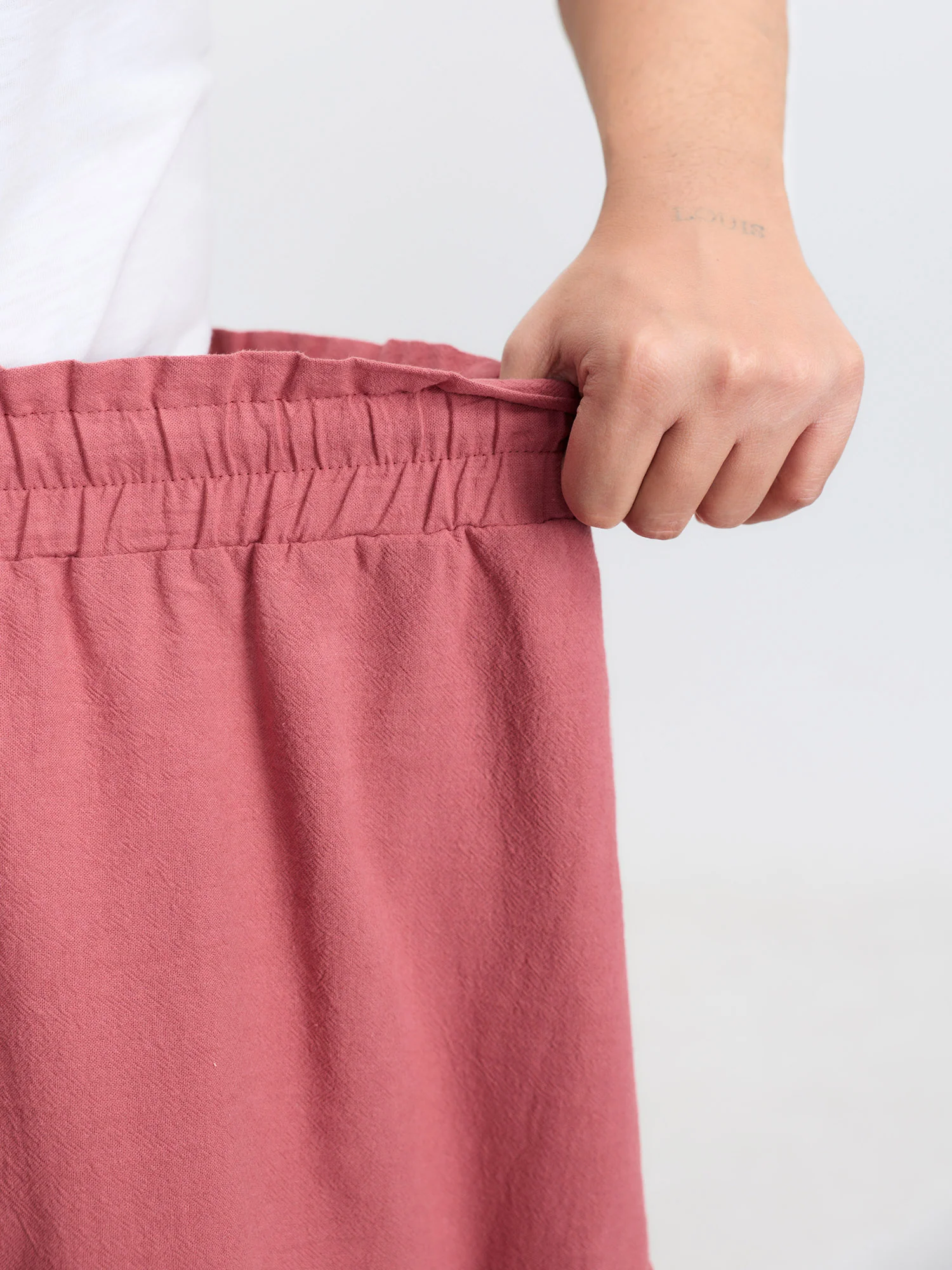 Pure Cotton Tiered Drawstring Maxi Skirt - Image 4