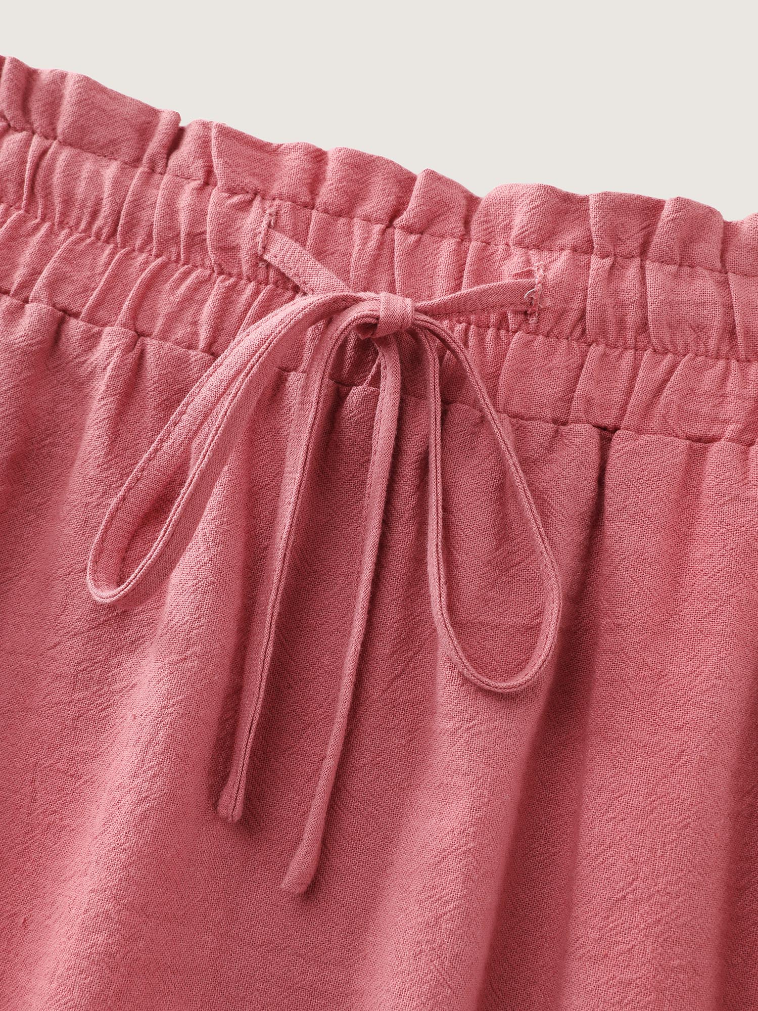 Pure Cotton Tiered Drawstring Maxi Skirt - Image 6