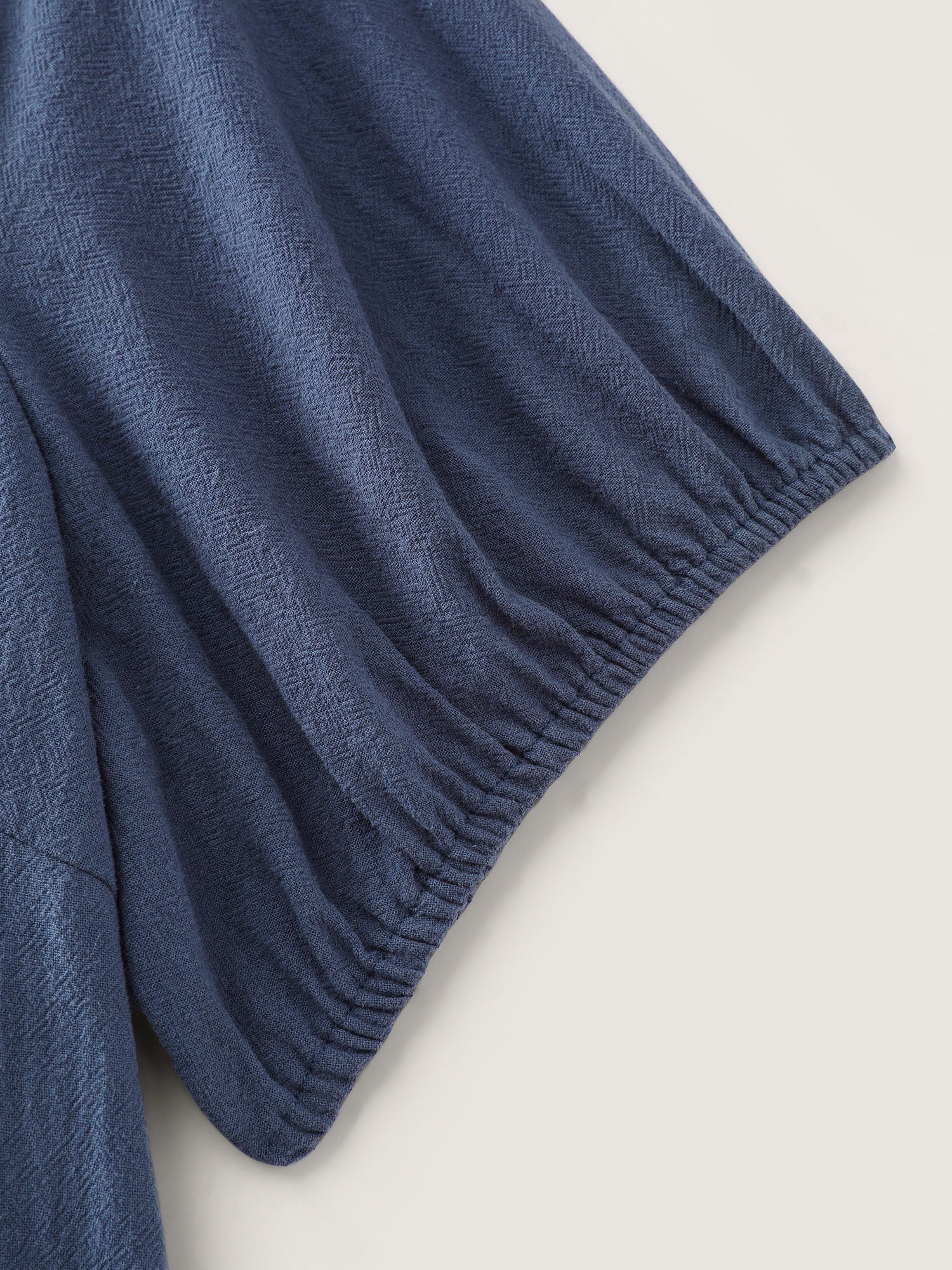 Pure Cotton Toothpick Pleat Mini Dress - Image 6