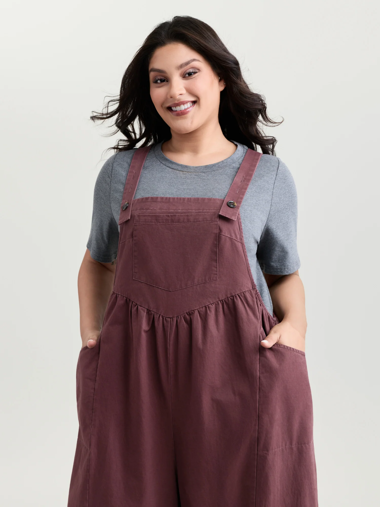 Pure Cotton Washed Distressed Adjustable Overall Jumpsuit - Image 2