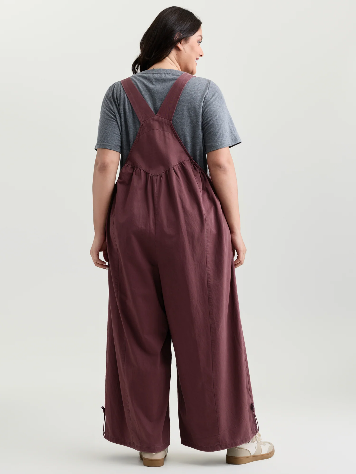 Pure Cotton Washed Distressed Adjustable Overall Jumpsuit - Image 4