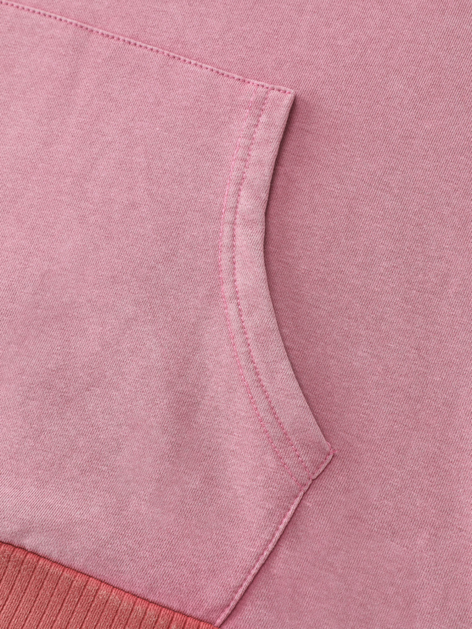 Pure Cotton Washed Distressed Pocket Sweatshirt - Image 6