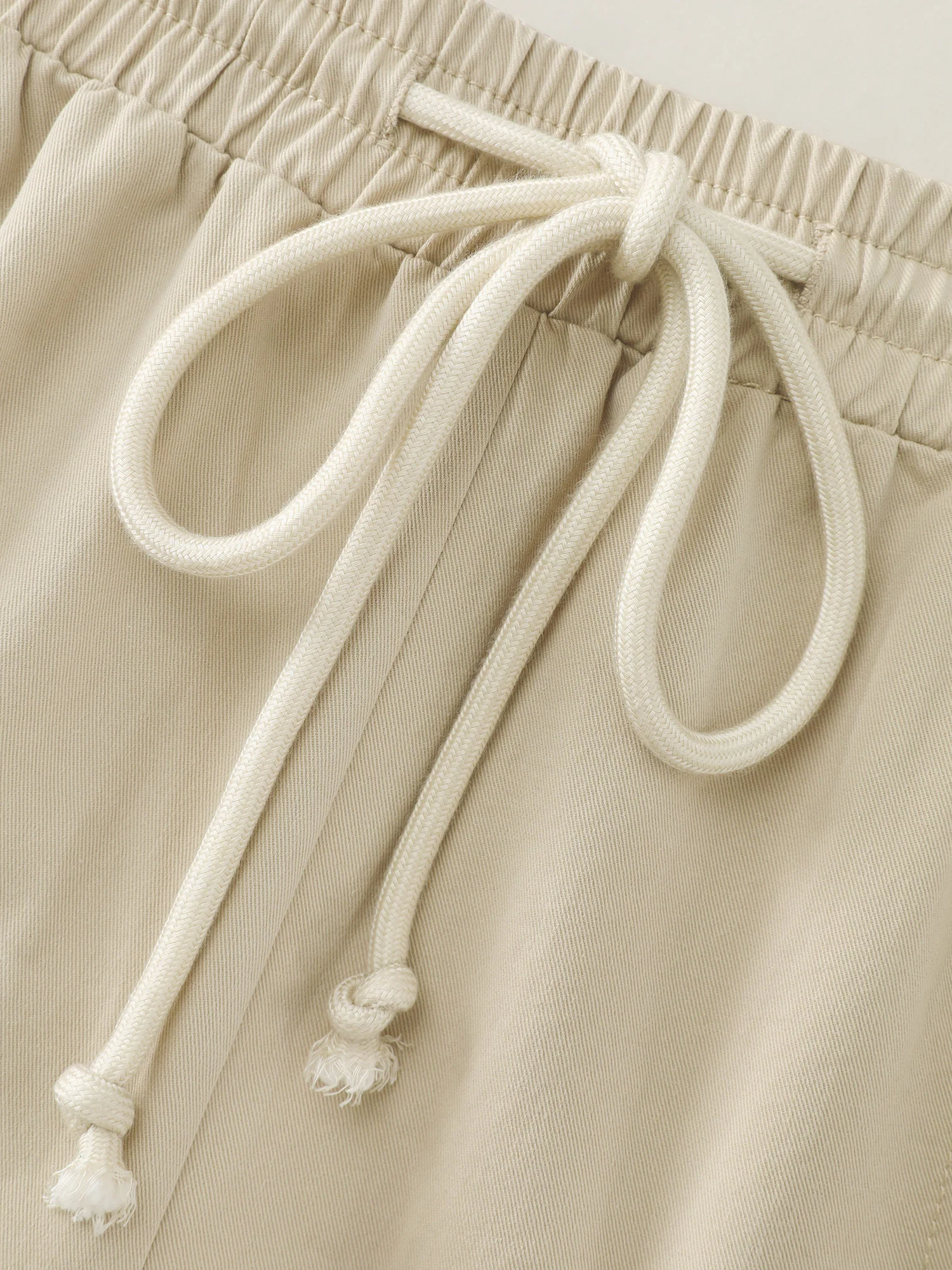 Pure Cotton Washed Drawstring Pants - Image 7