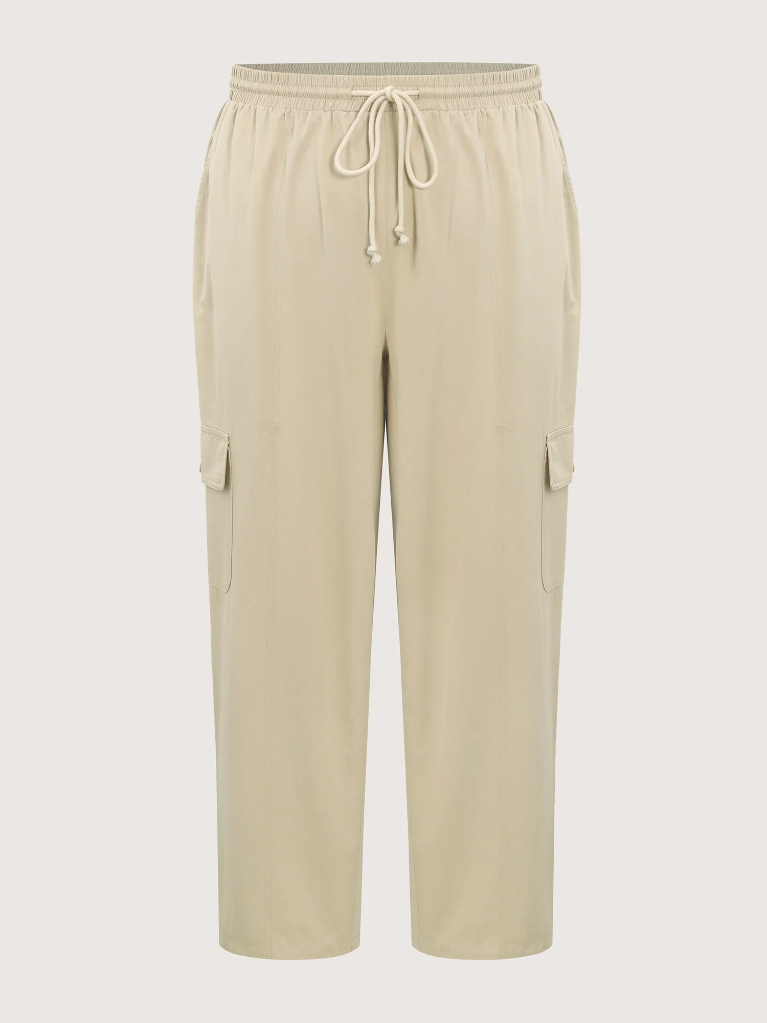 Pure Cotton Washed Drawstring Pants - Image 9