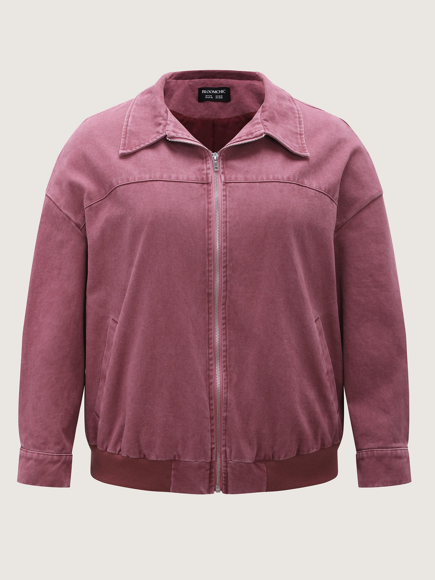 Pure Cotton Washed Zipper Jacket - Image 8