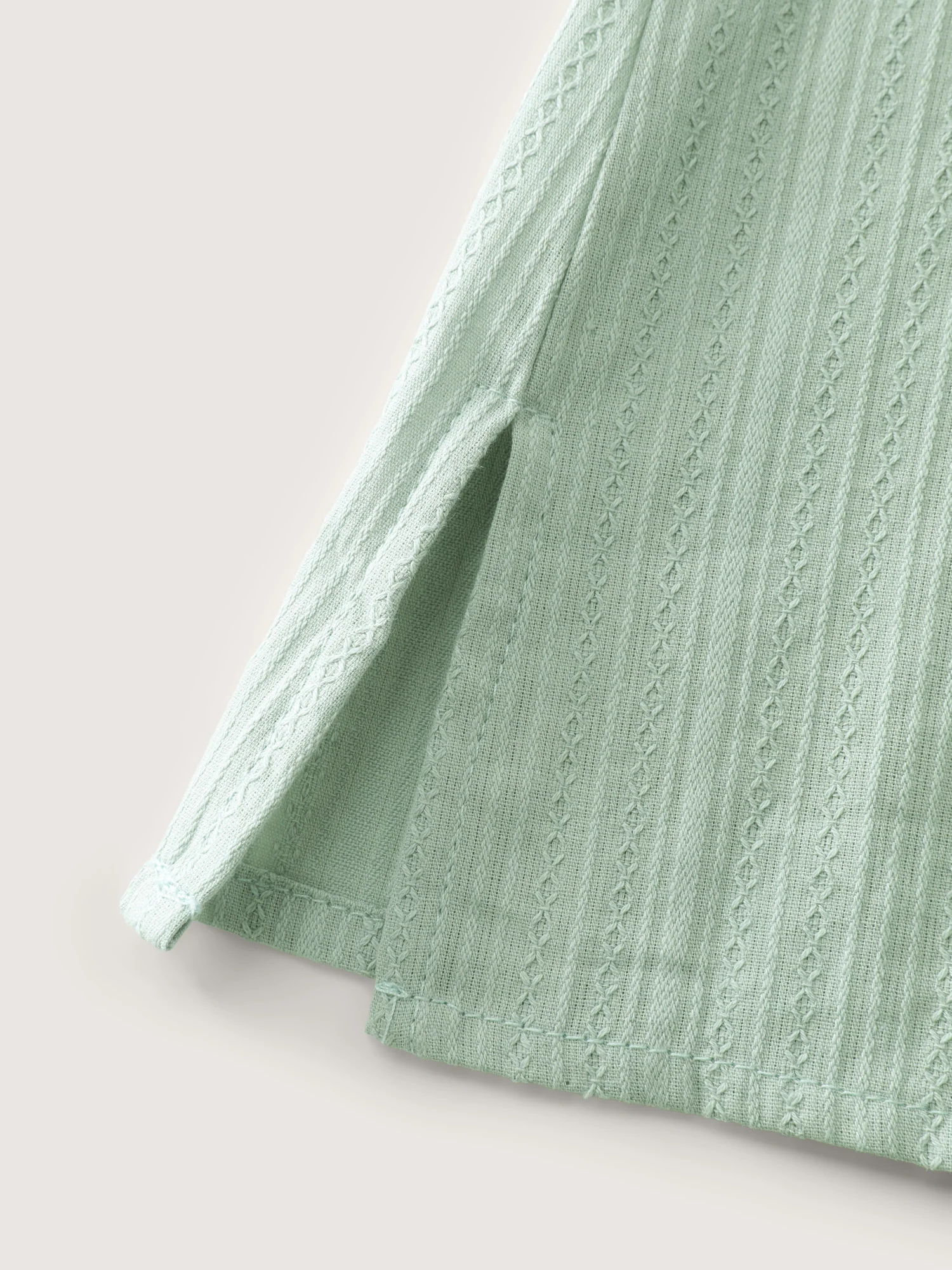 Pure Cotton Webbing Cut-Out Blouse - Image 6