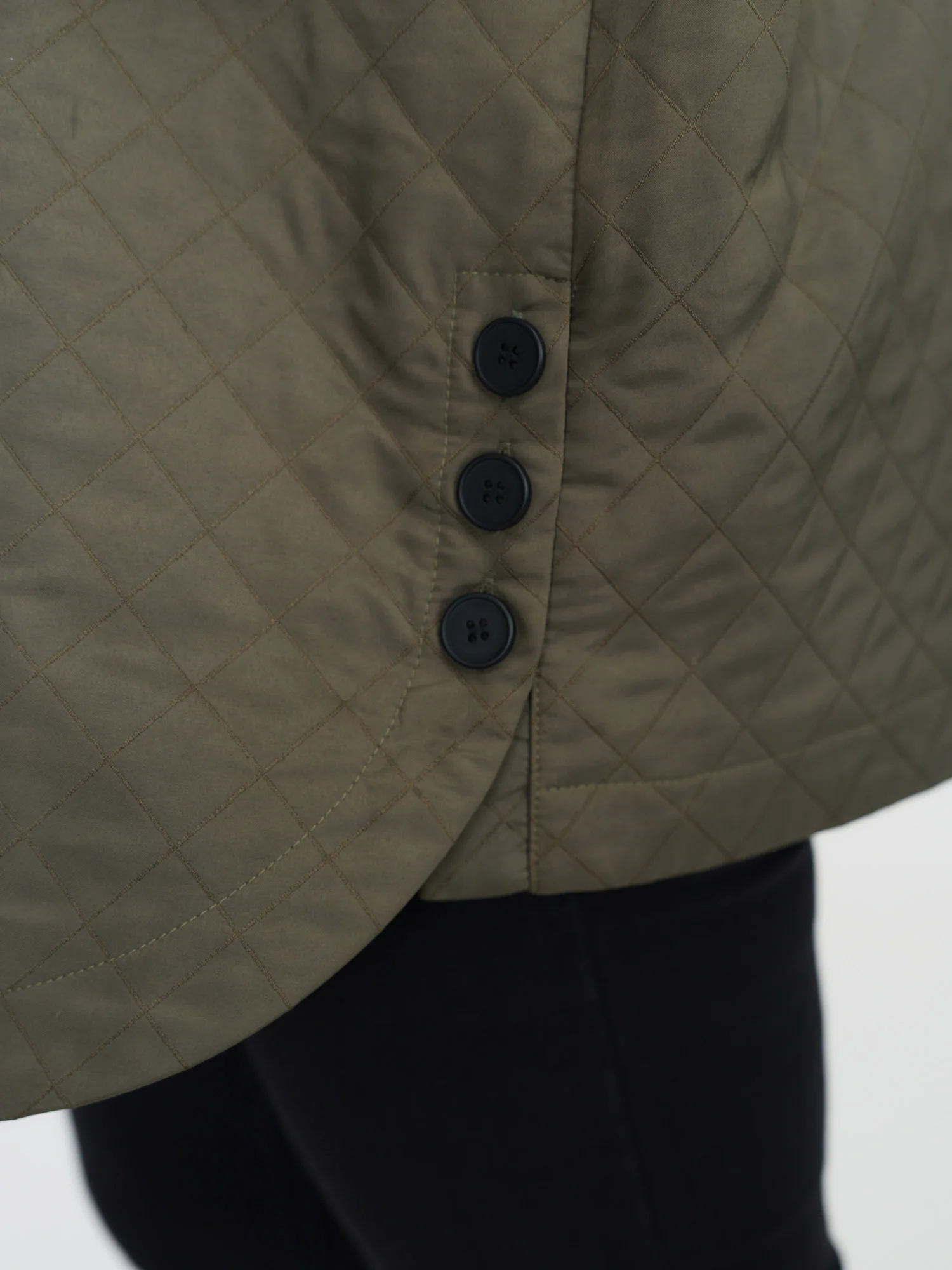 Quilted Button-Front Solid Coat - Image 5