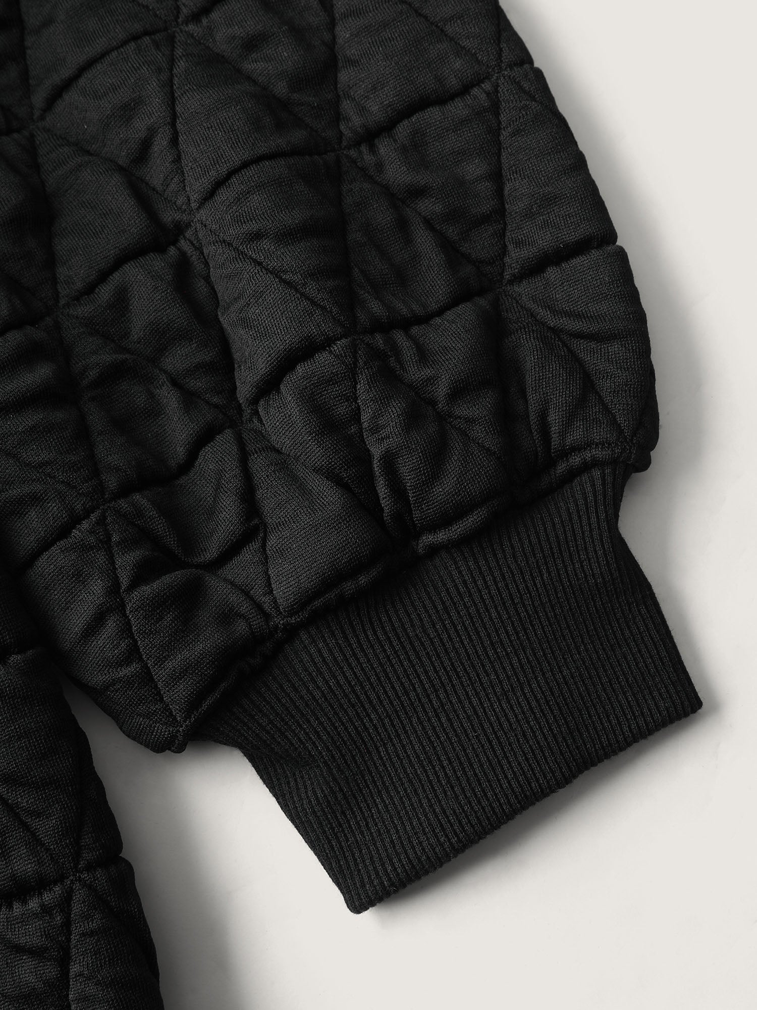 Quilted Cotton Placket Button Sweatshirt - Image 6