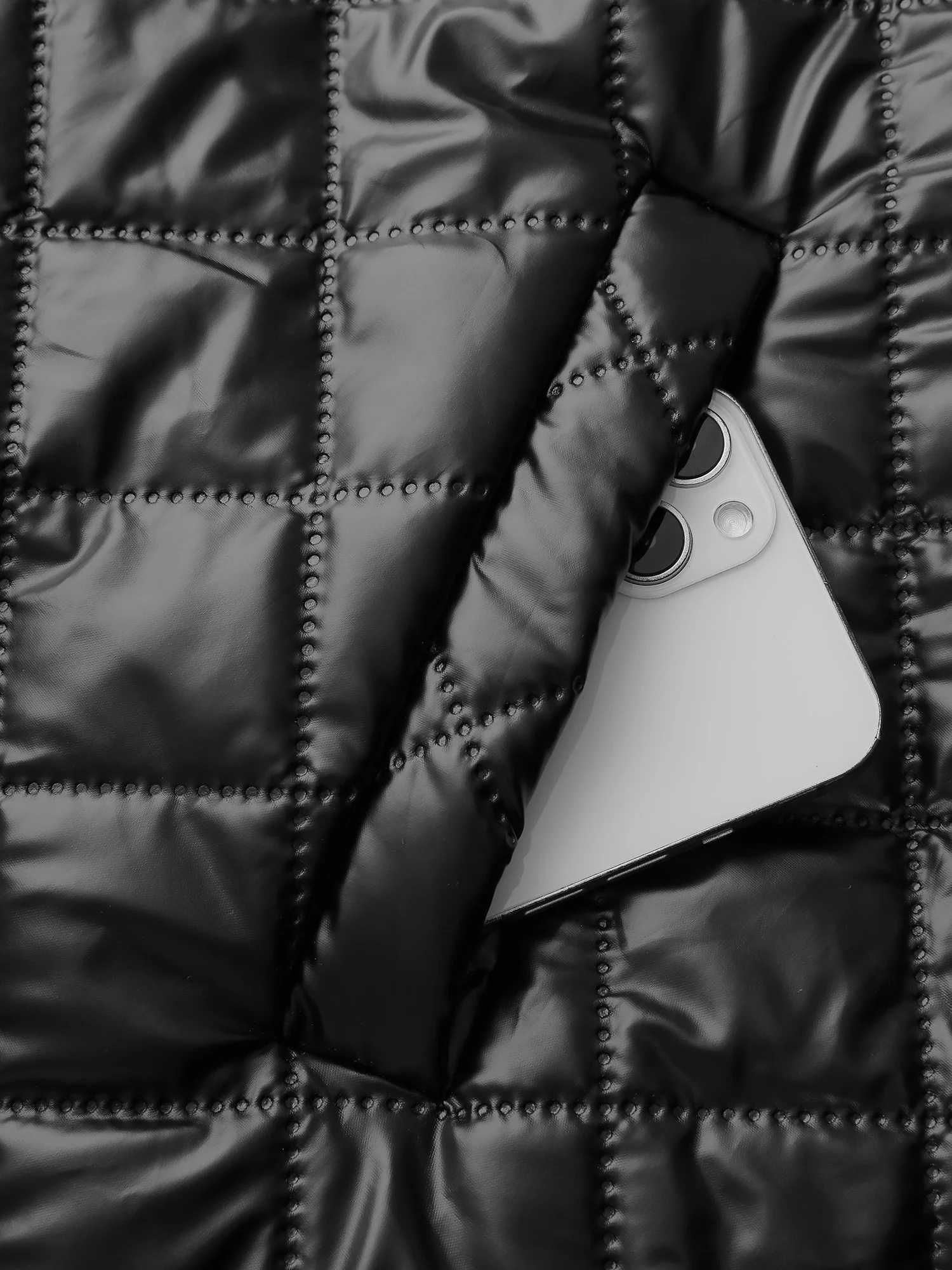 Quilted Cotton Waist-Tie Vest - Image 7