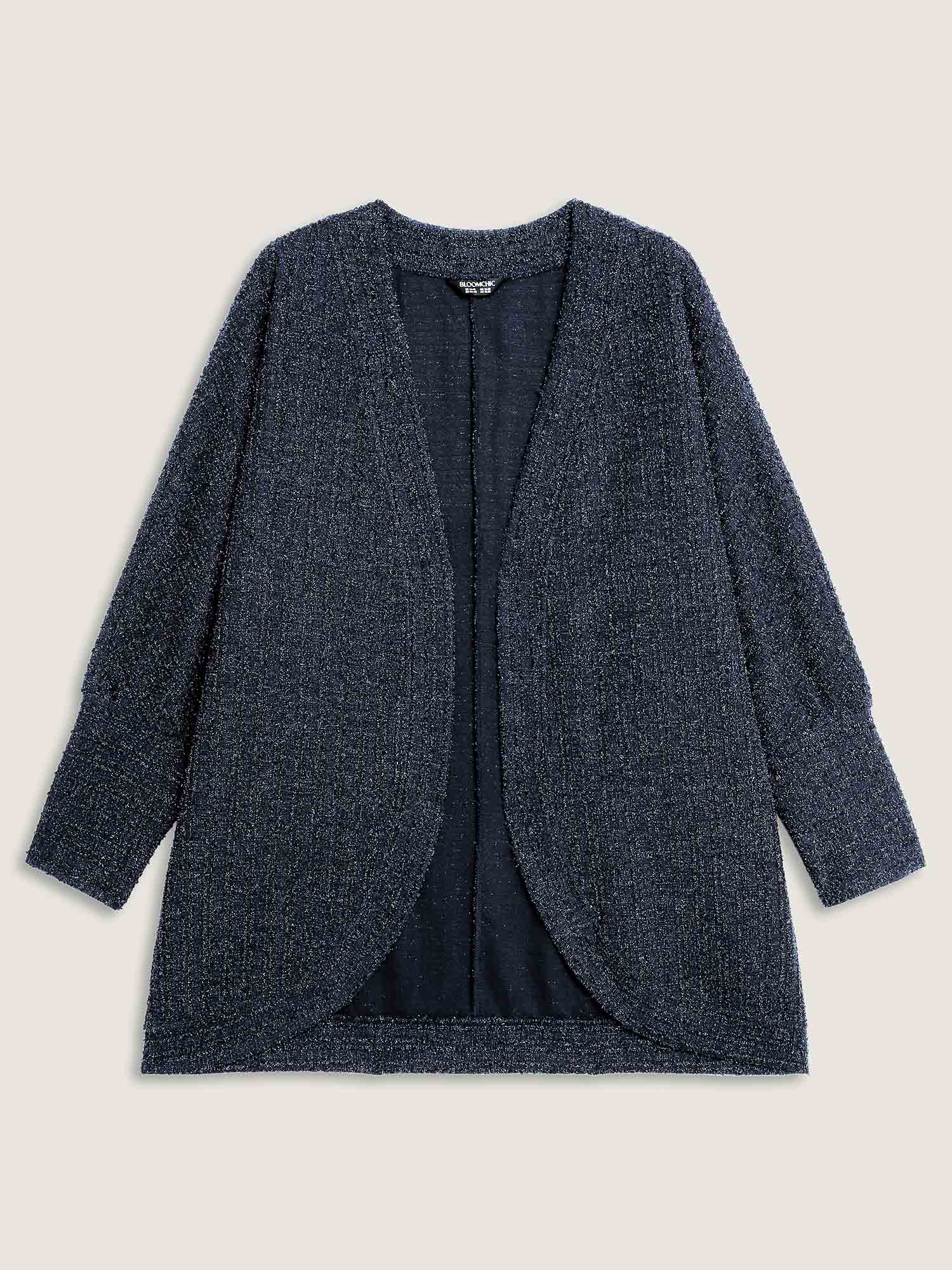 Raglan Sleeve Curvy Hem Jacket - Image 5