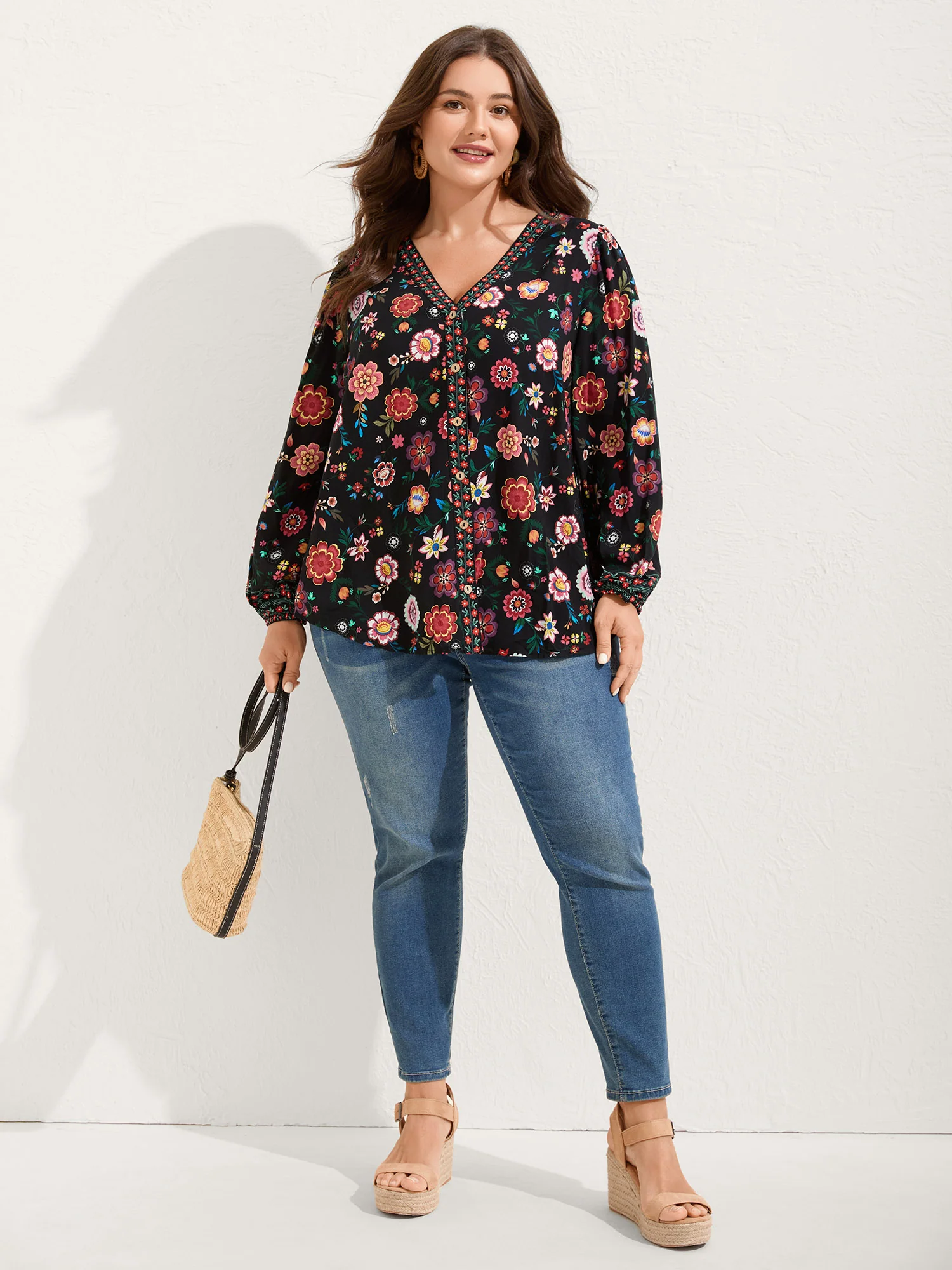 Rayon Colorful Button Front Shirt - Image 3