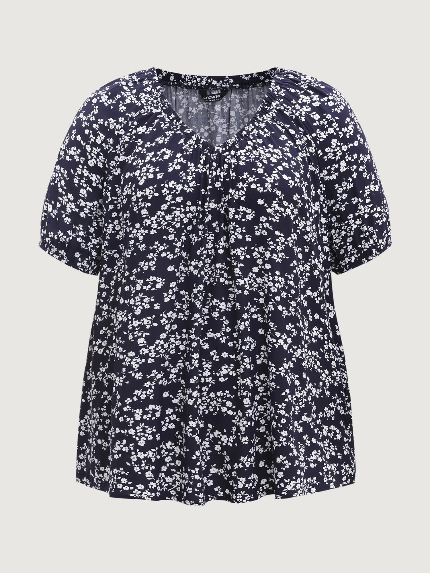 Supersoft Ditsy Floral Print Blouse - Image 7