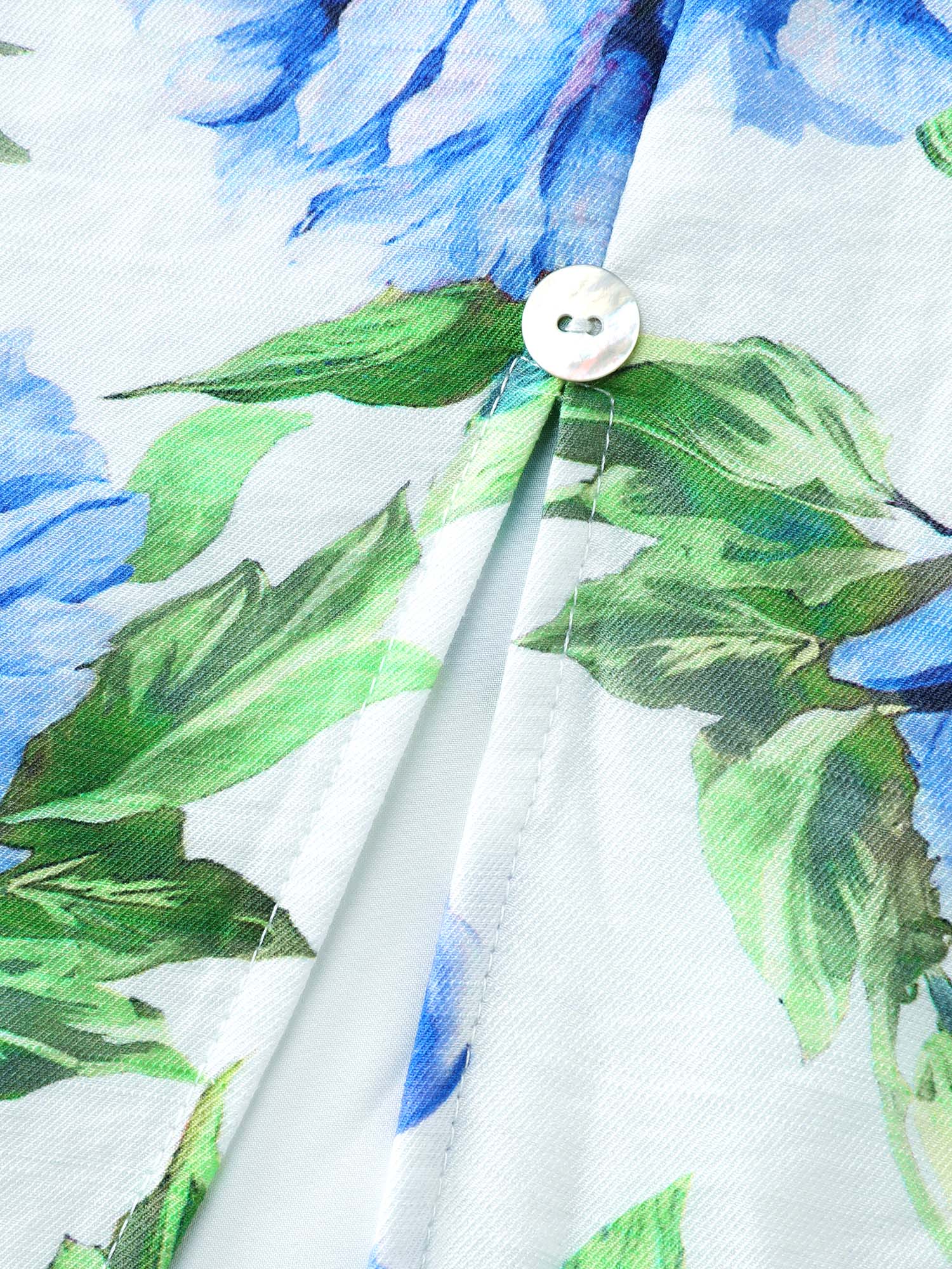 Refreshing Floral Print Slit Maxi Skirt - Image 7